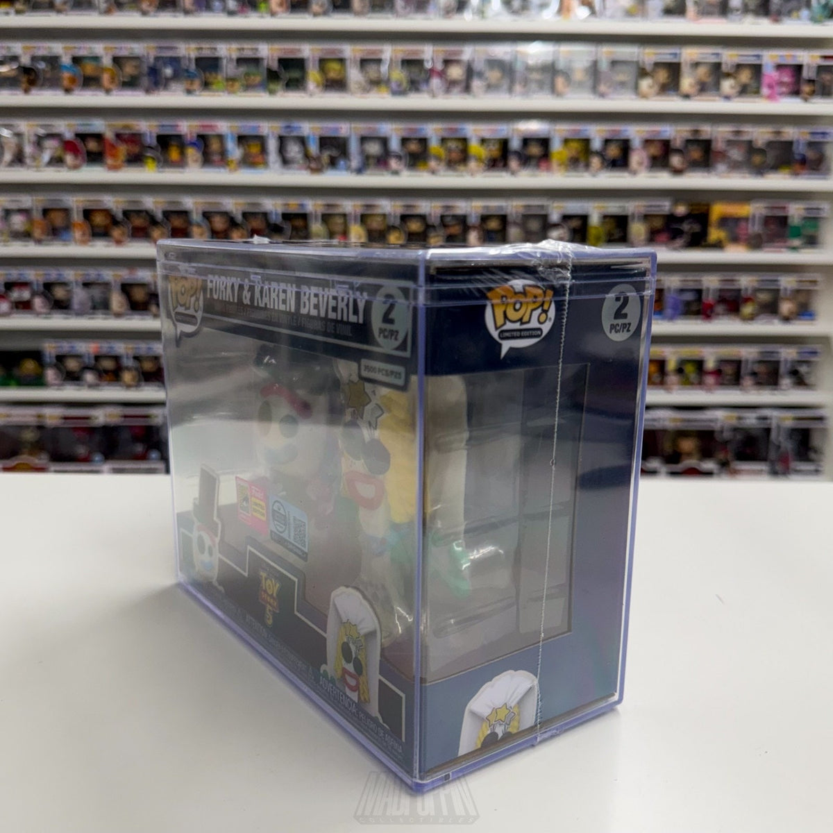 Funko Pop Disney Toy Story 5 Forky & Karen Beverly 2 Pack SDCC 2026 CON STICKER