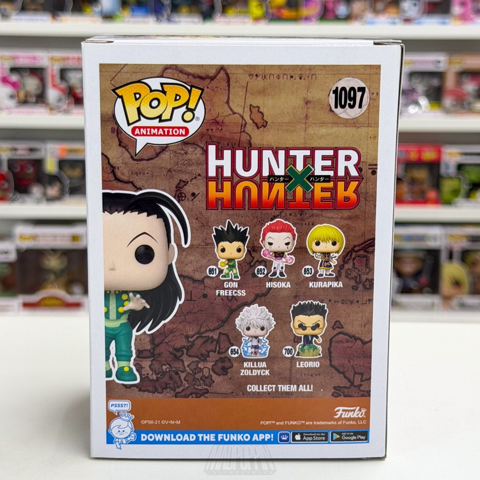 Funko Pop Anime Hunter x Hunter Illumi Zoldyck Toy Stop LACC 1097 Vinyl Figure