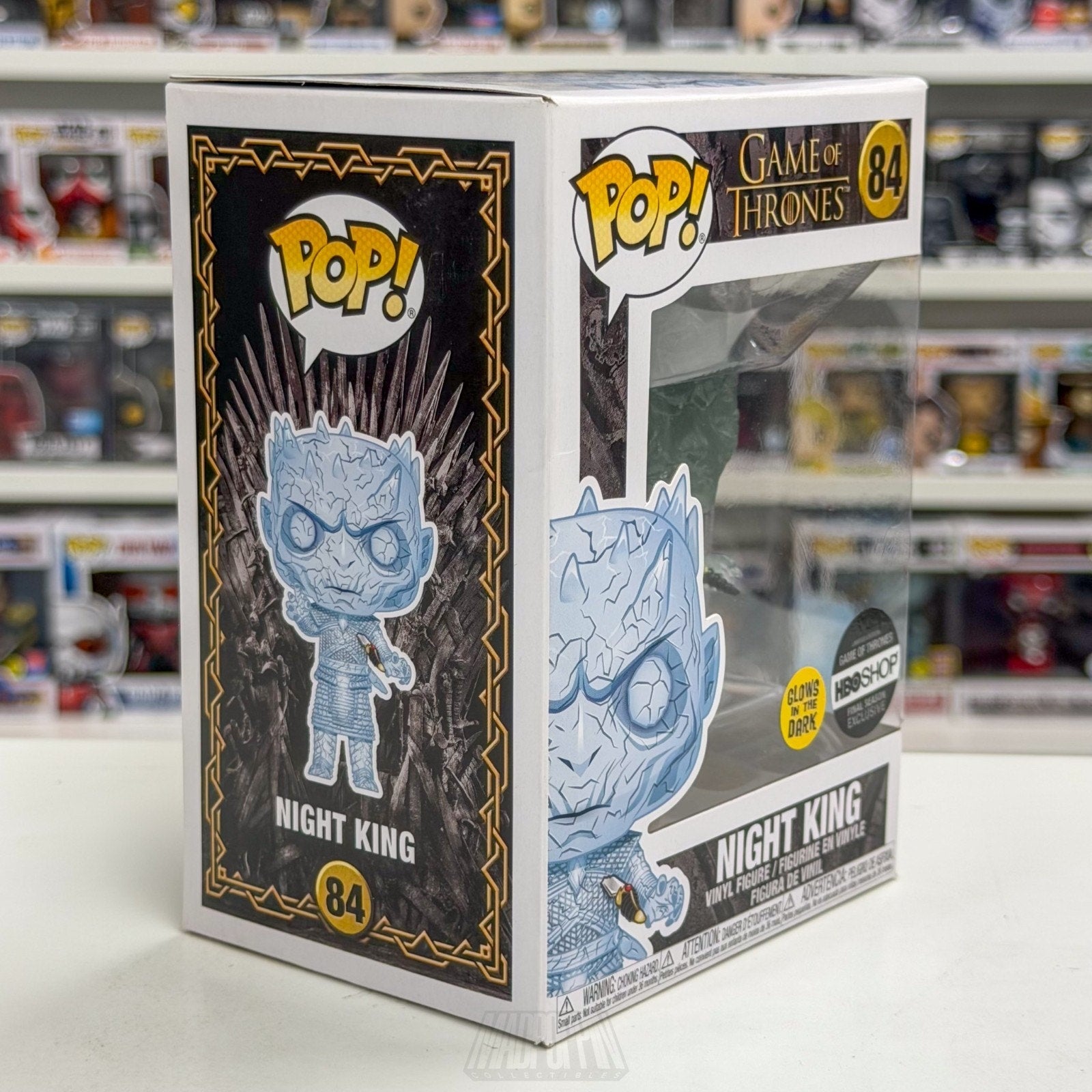 Funko Pop TV HBO Game of Thrones Night King Crystal Glow 84 Fantasy Vinyl Figure