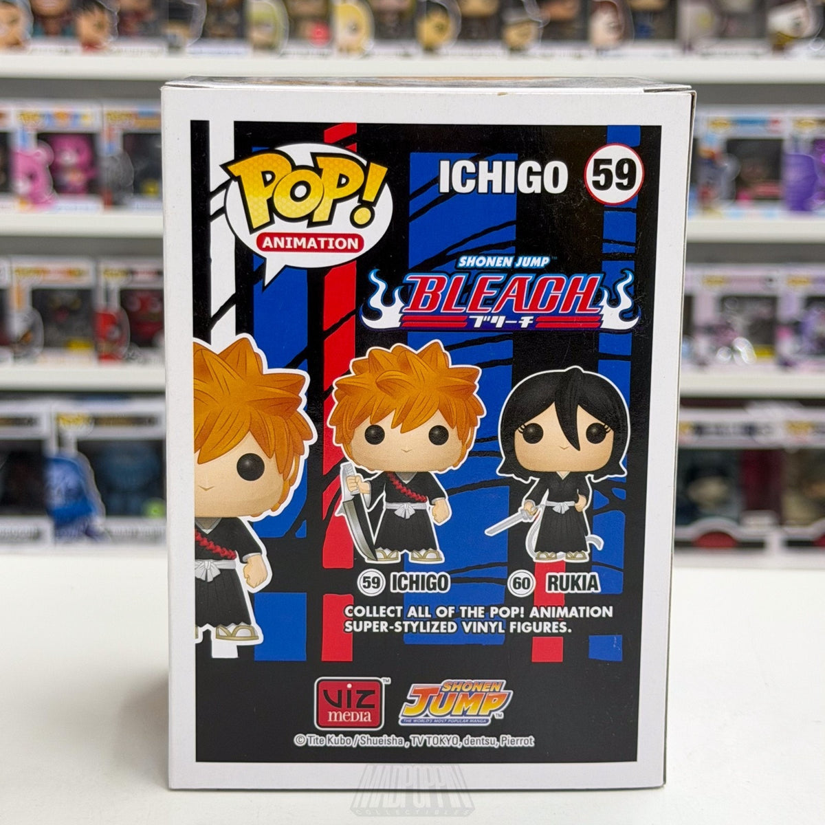 Funko Pop Anime Bleach Ichigo Kurosaki 59 Japan Manga Soul Reaper Vinyl Figure