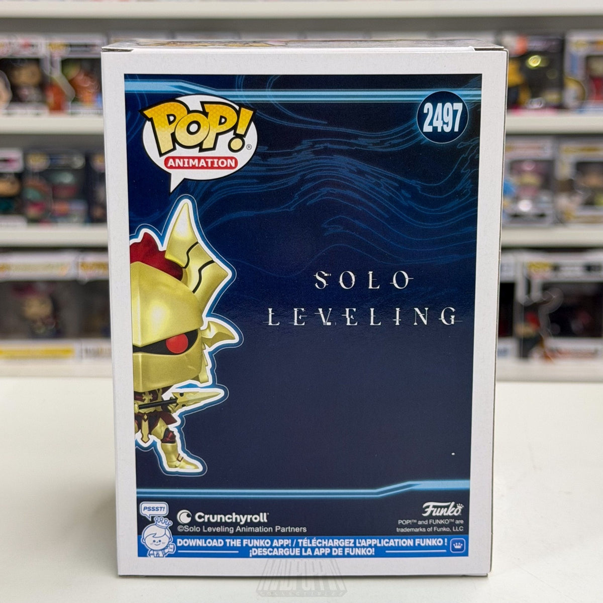 Funko Pop Anime Solo Leveling Esil Radiru NYCC 2497 Japan Manga Toy Vinyl Figure