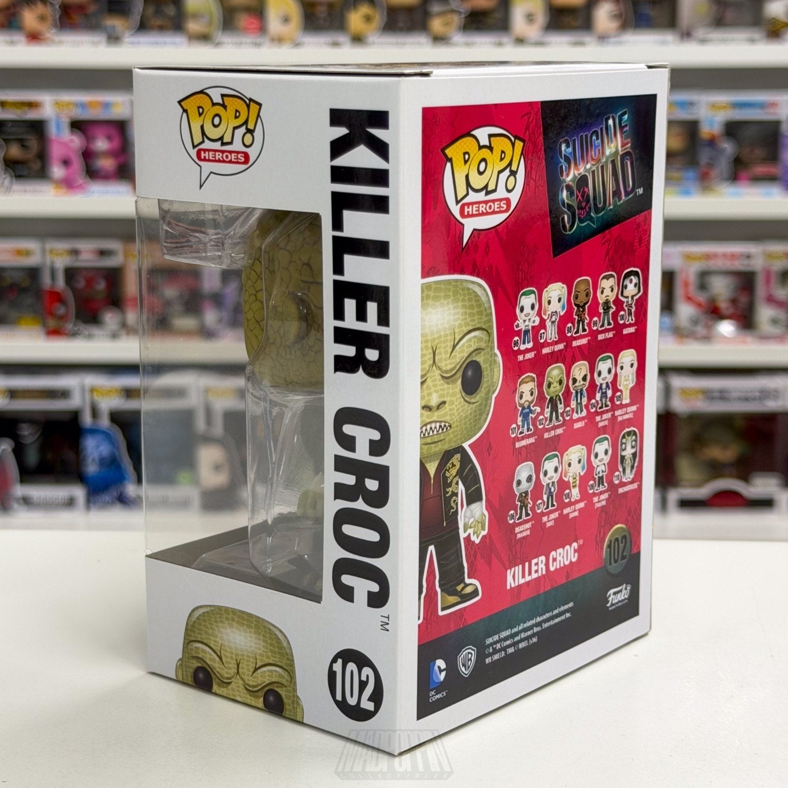 Funko Pop DC Super Heroes Suicide Squad Killer Croc 102 Metahuman Vinyl Figure