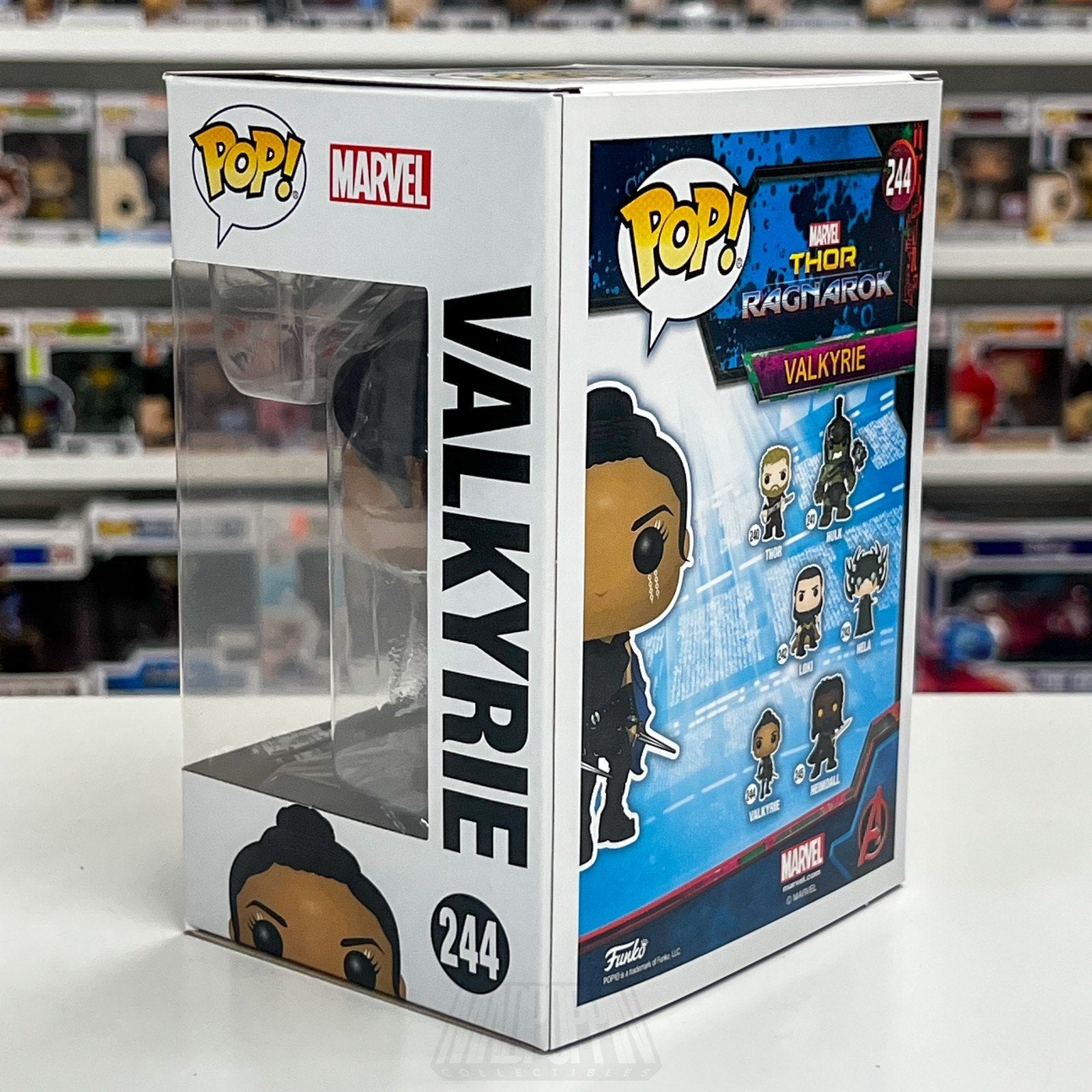 Funko Pop Marvel Thor Ragnarok Valkyrie 244 Asgardian MCU Toy Vinyl Figure