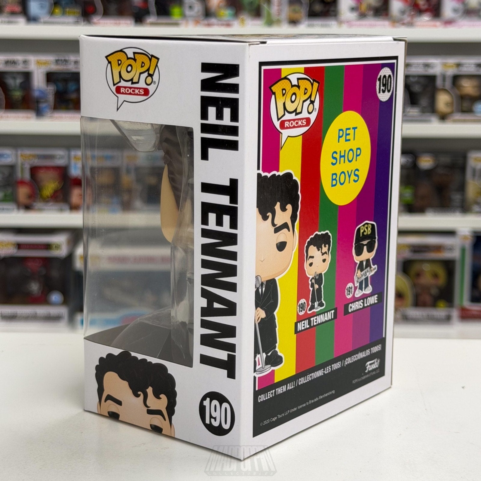 Funko Pop Rocks Pet Shop Boys Neil Tennant 190 New Wave 80s Music Vinyl Figure