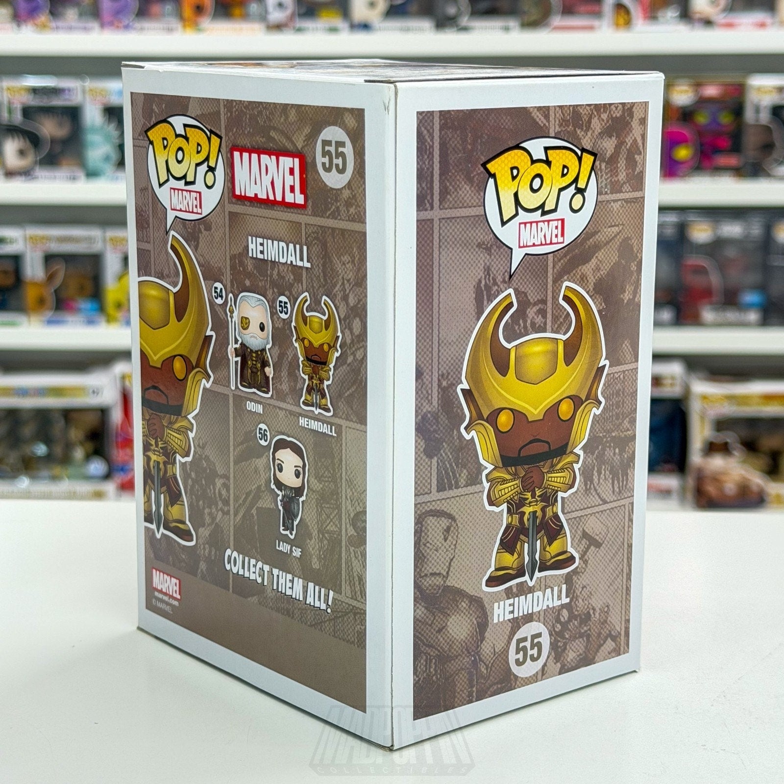 Funko Pop Marvel MCU Heimdall 55 Bifrost Asgardian Gatekeeper Toy Vinyl Figure