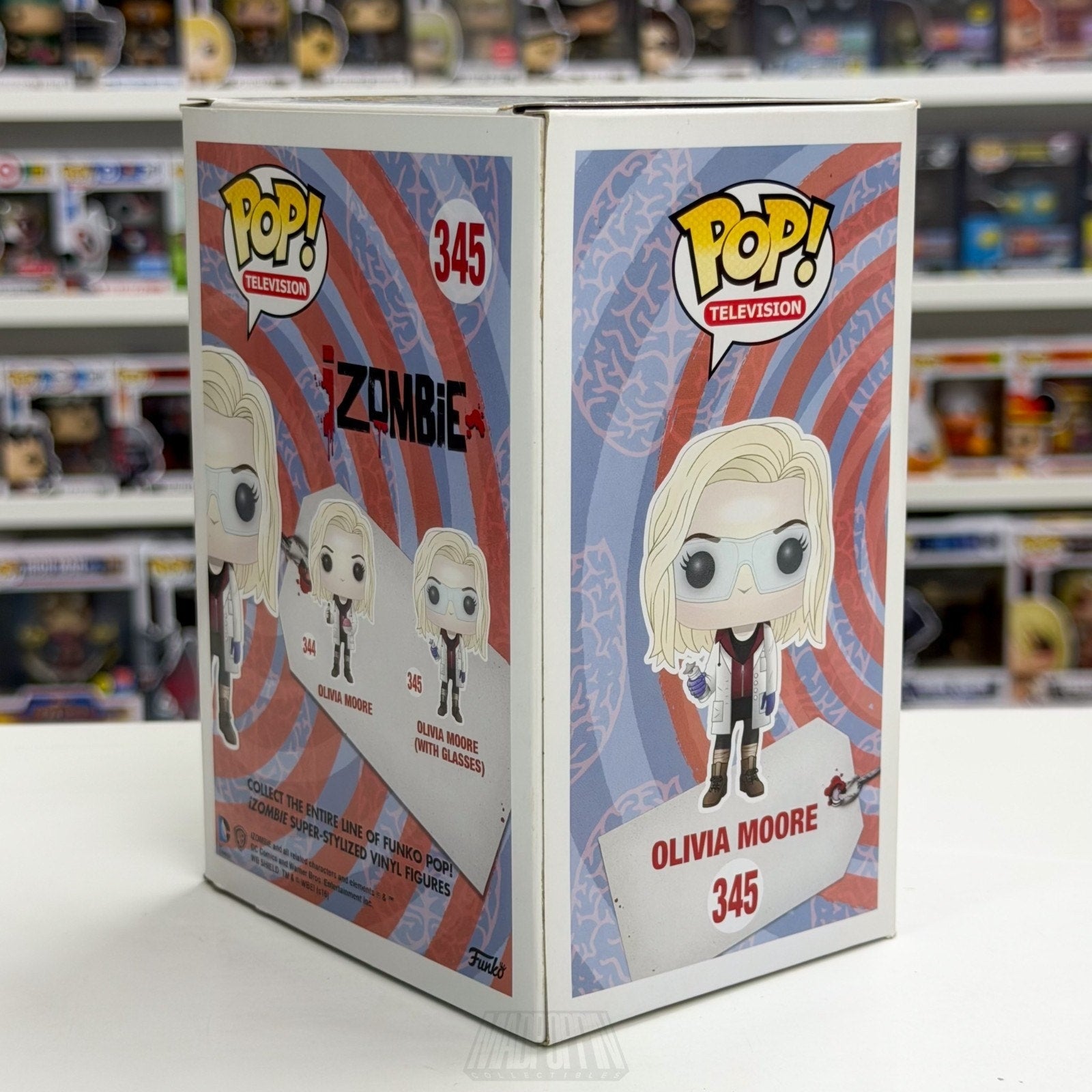 Funko Pop TV iZombie Olivia Moore 345 Supernatural Drama Series Toy Vinyl Figure