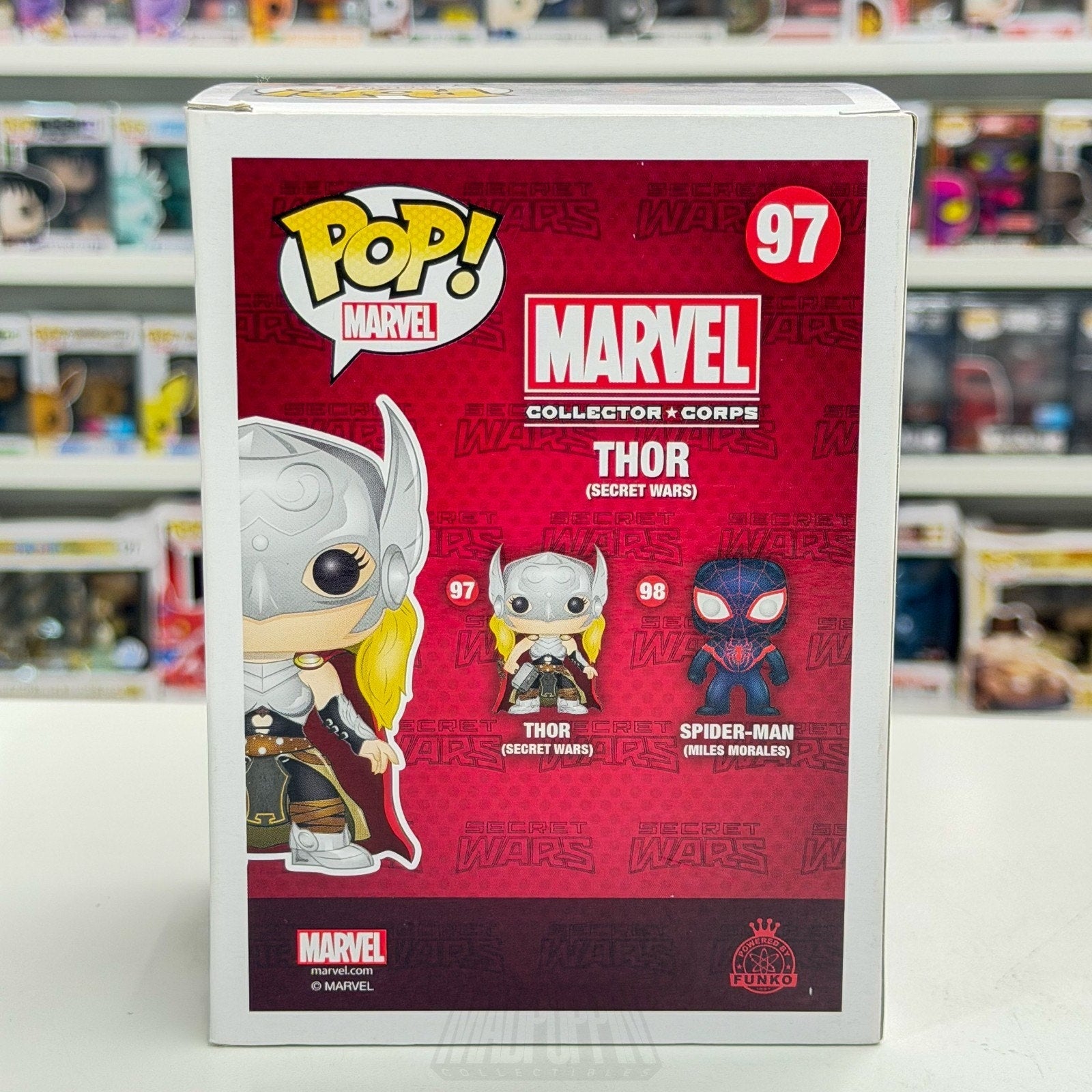 Funko Pop Marvel Collector Corps Lady Thor Jane Foster Secret Wars 97 Toy Figure
