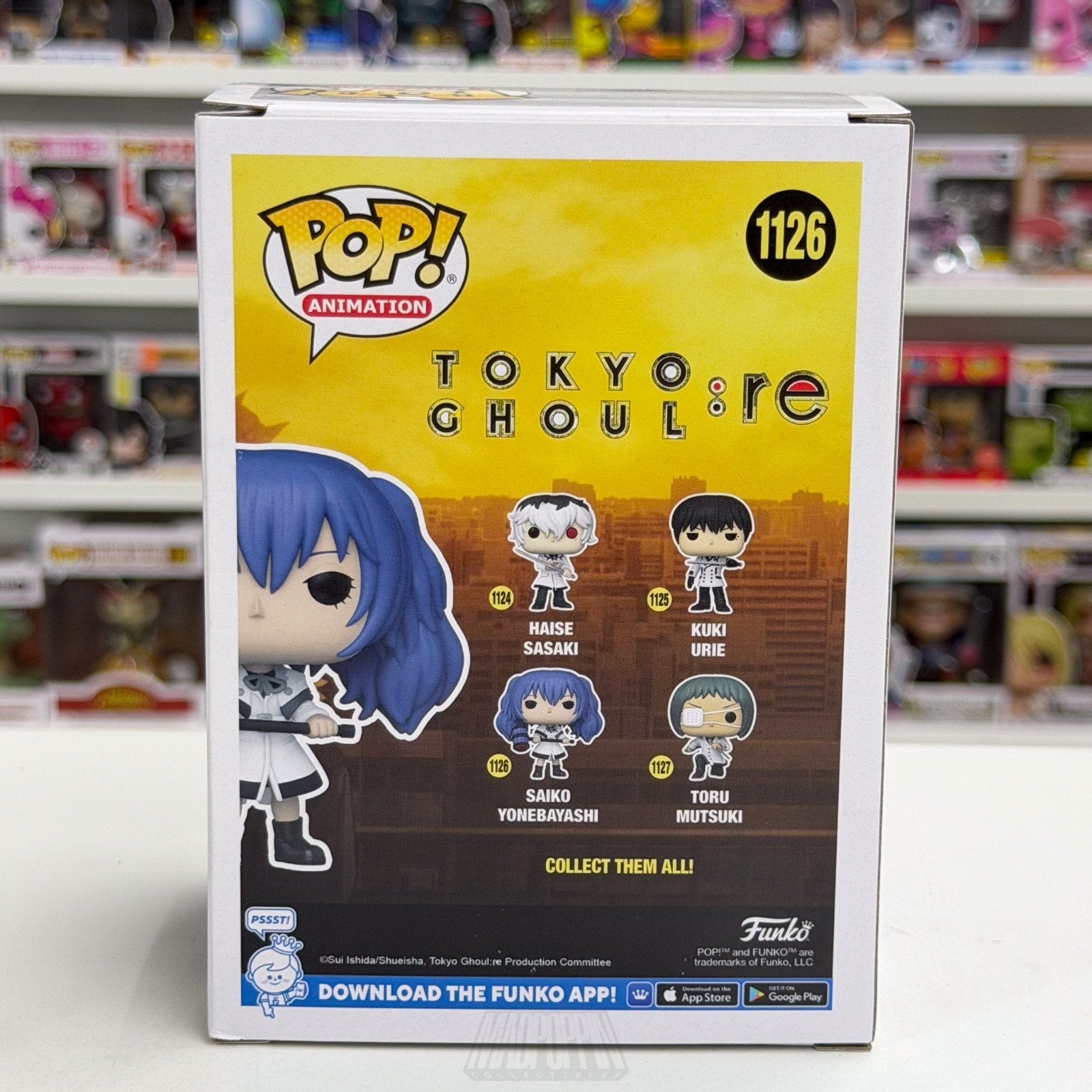 Funko Pop Anime Tokyo Ghoul:re Saiko Yonebayashi 1126 Japan Manga Vinyl Figure