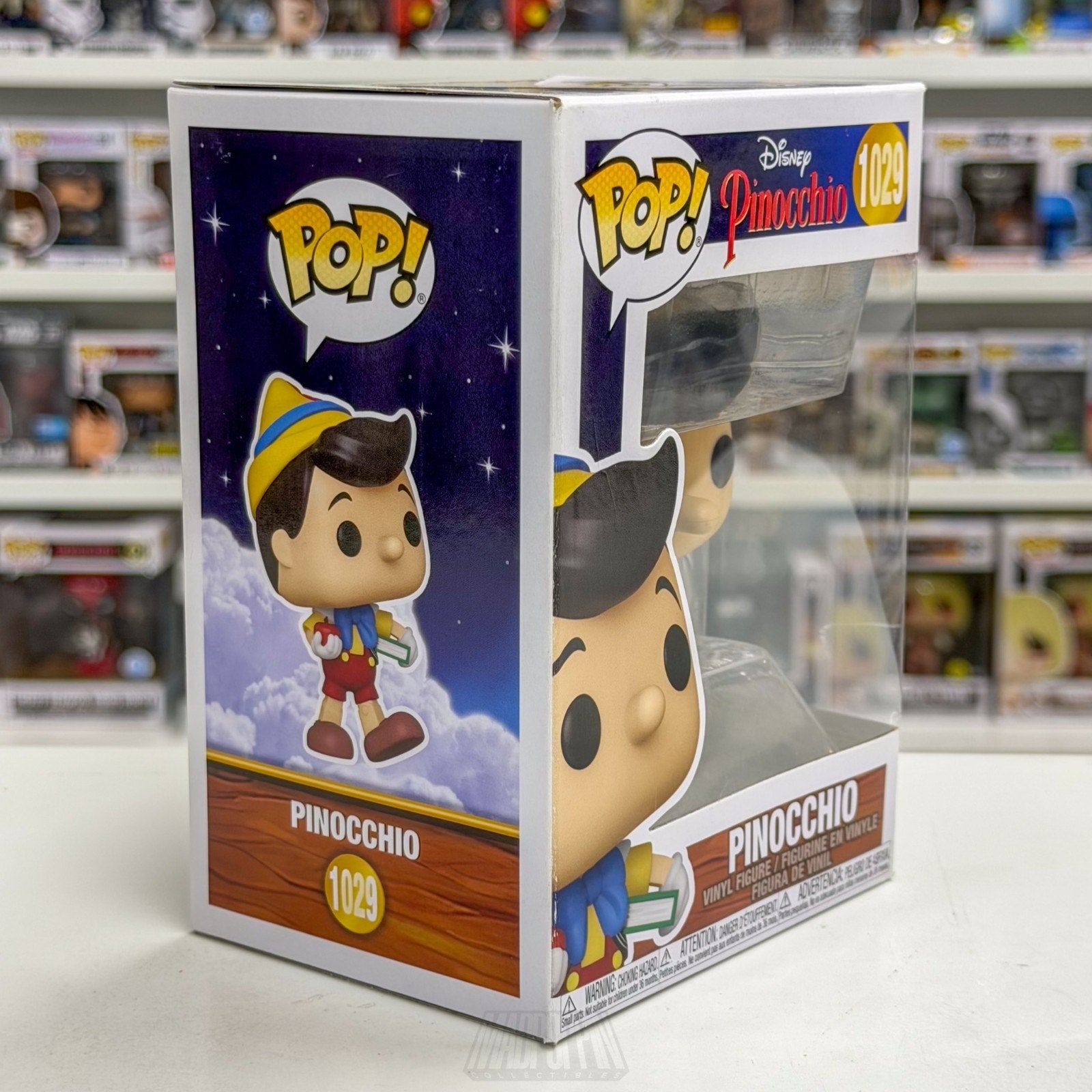 Funko Pop Disney Pinocchio 1029 Animated Boy Wooden Puppet Toy Vinyl Figure