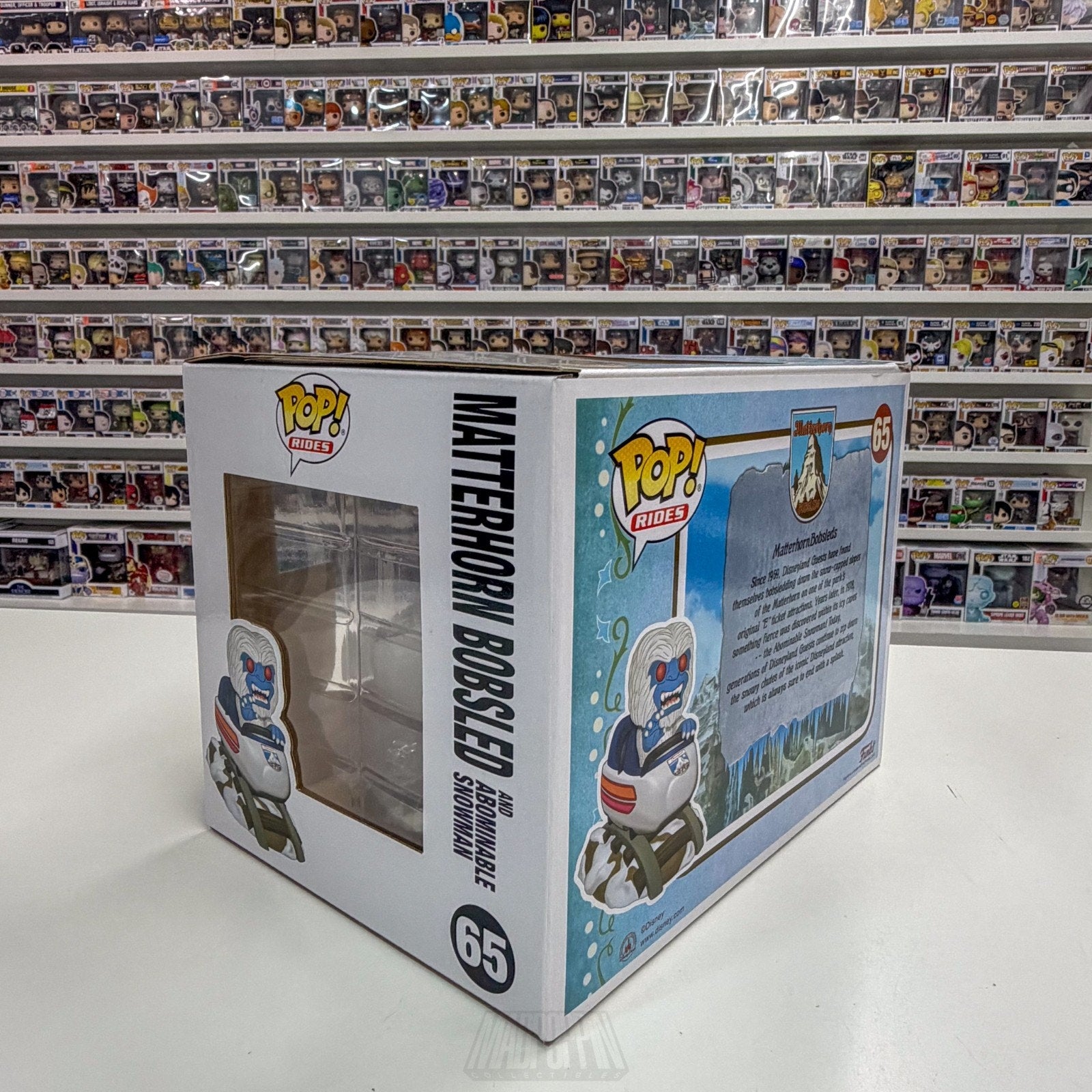 Funko Pop Rides Disney Matterhorn Bobsled Abominable Snowman 65 Toy Vinyl Figure