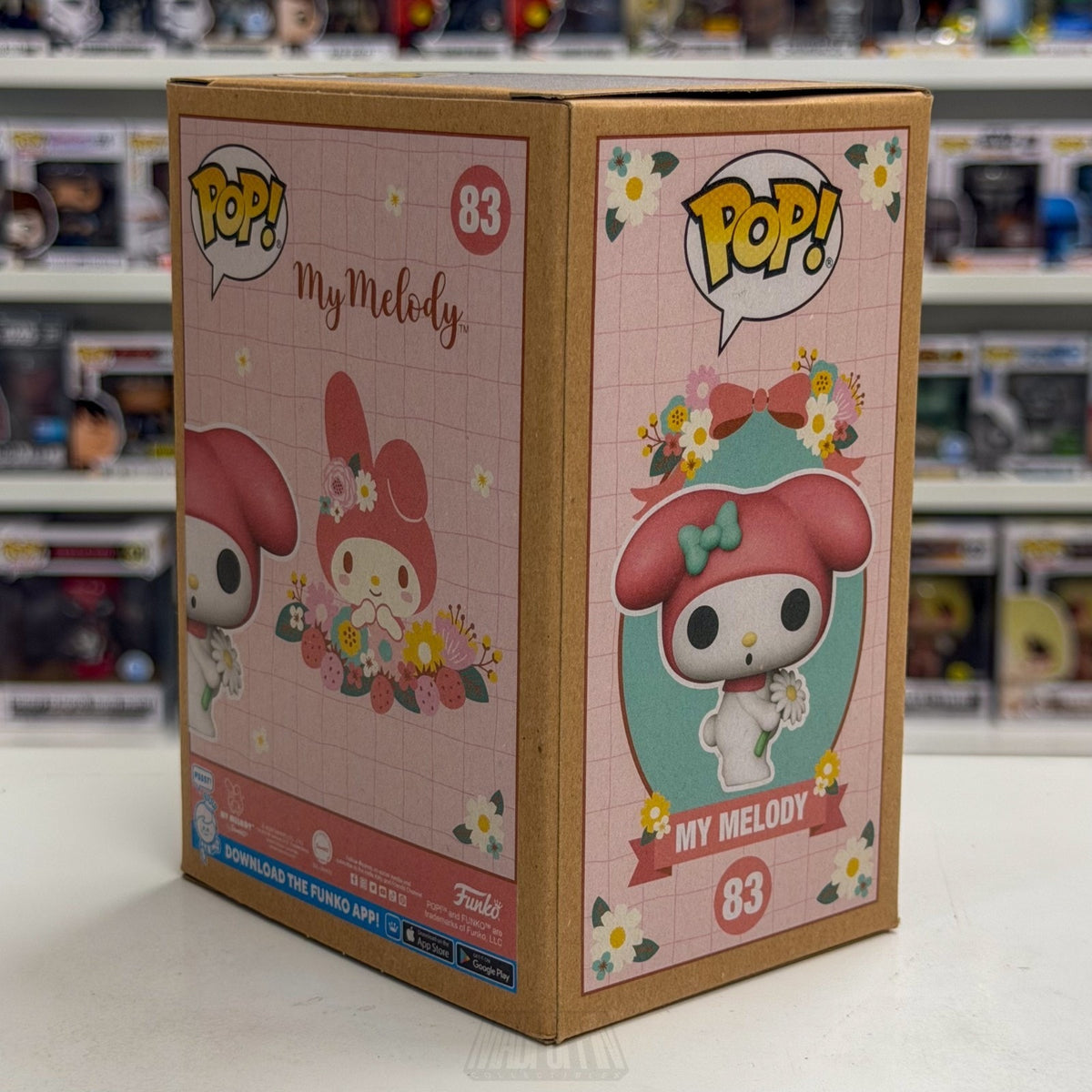 Funko Pop Sanrio My Melody Earth Day BoxLunch 83 Kawaii Cute Rabbit Vinyl Figure