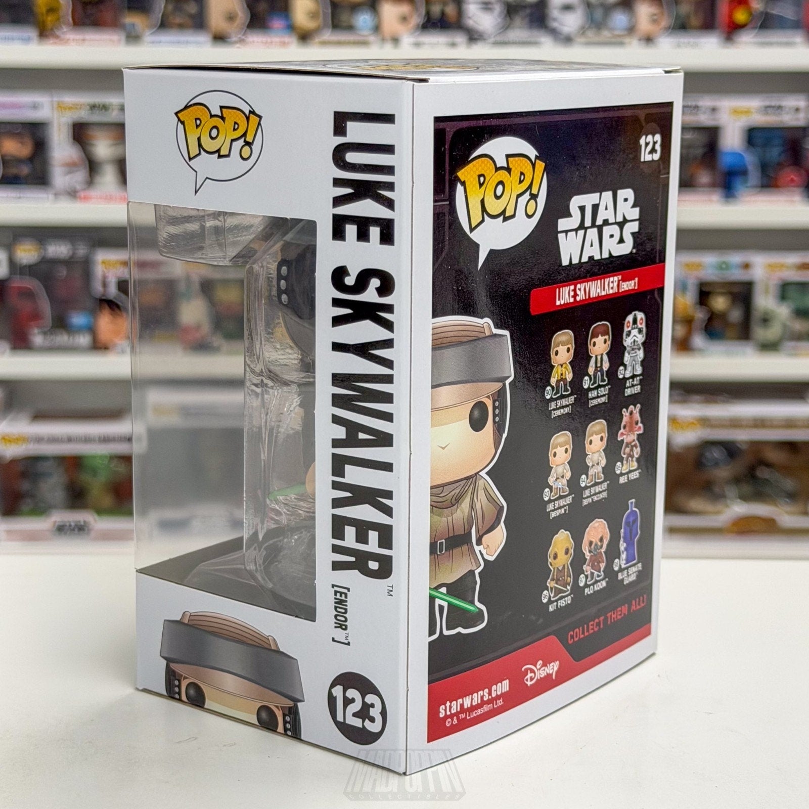 Funko Pop Star Wars Return of the Jedi Luke Skywalker Endor 123 Toy Vinyl Figure