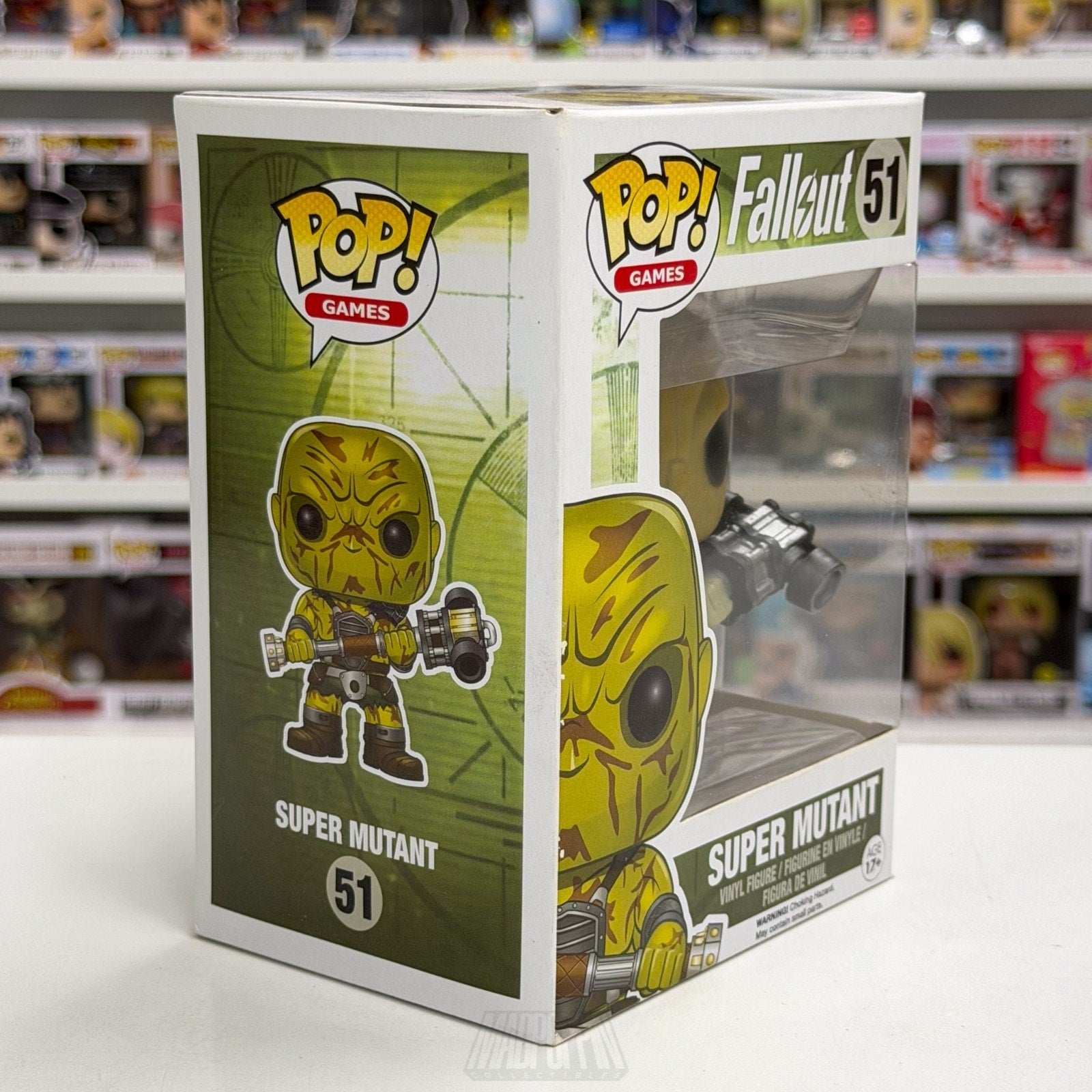 Funko Pop Games Fallout Super Mutant 51 Post-Apocalyptic Humanoid Vinyl Figure