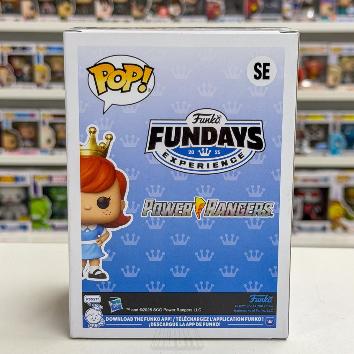 Funko Pop Fundays Franny Mighty Morphin Pink Ranger Metallic MMPR Figure 100PC