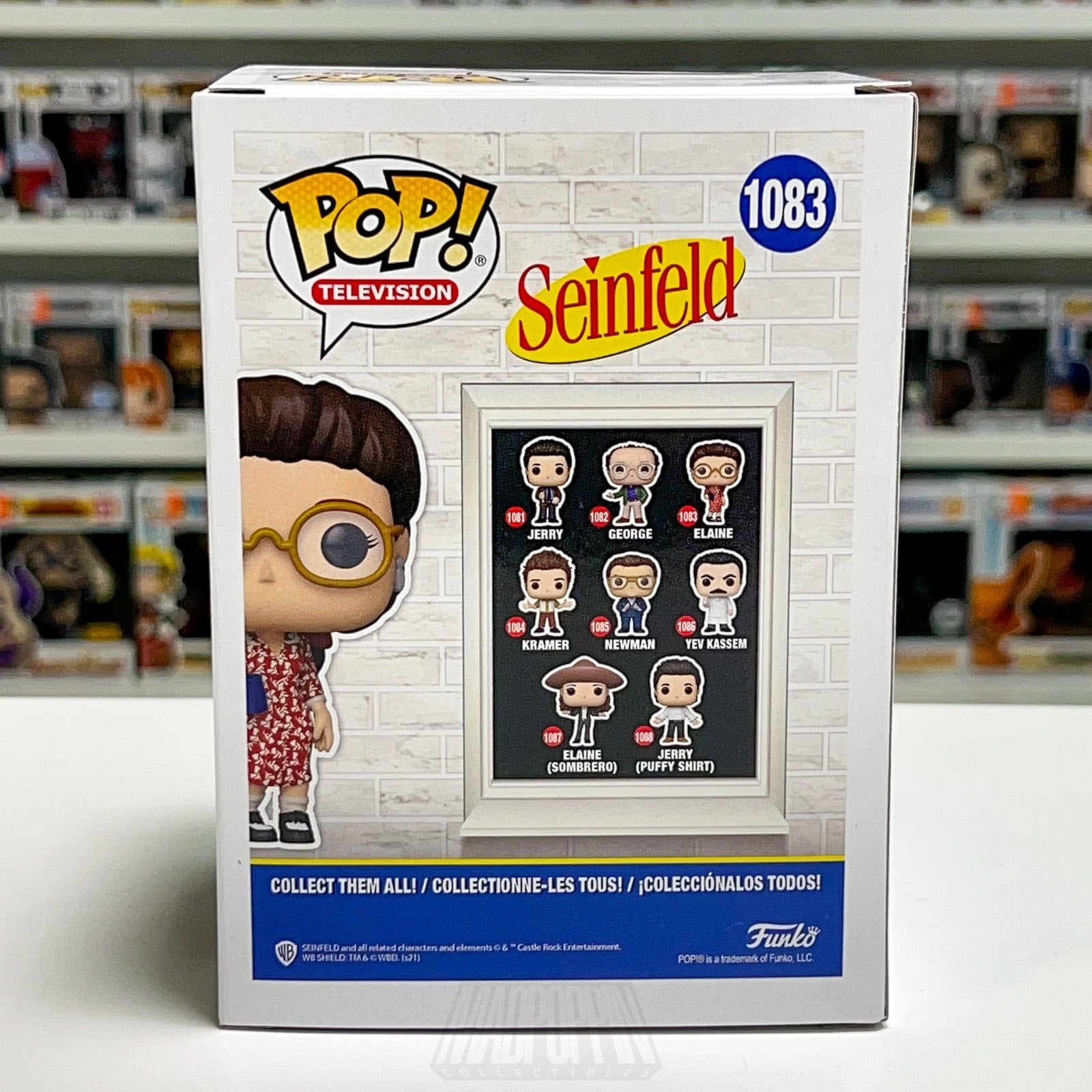Funko Pop TV Seinfeld Elaine Benes 1083 Comedy Sitcom NYC Toy Vinyl Figure