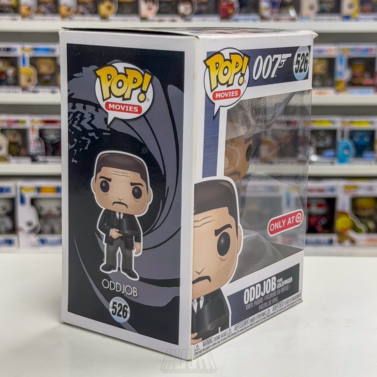 Funko Pop Movies 007 Oddjob Goldfinger Throwing Hat Target 526 Toy Vinyl Figure