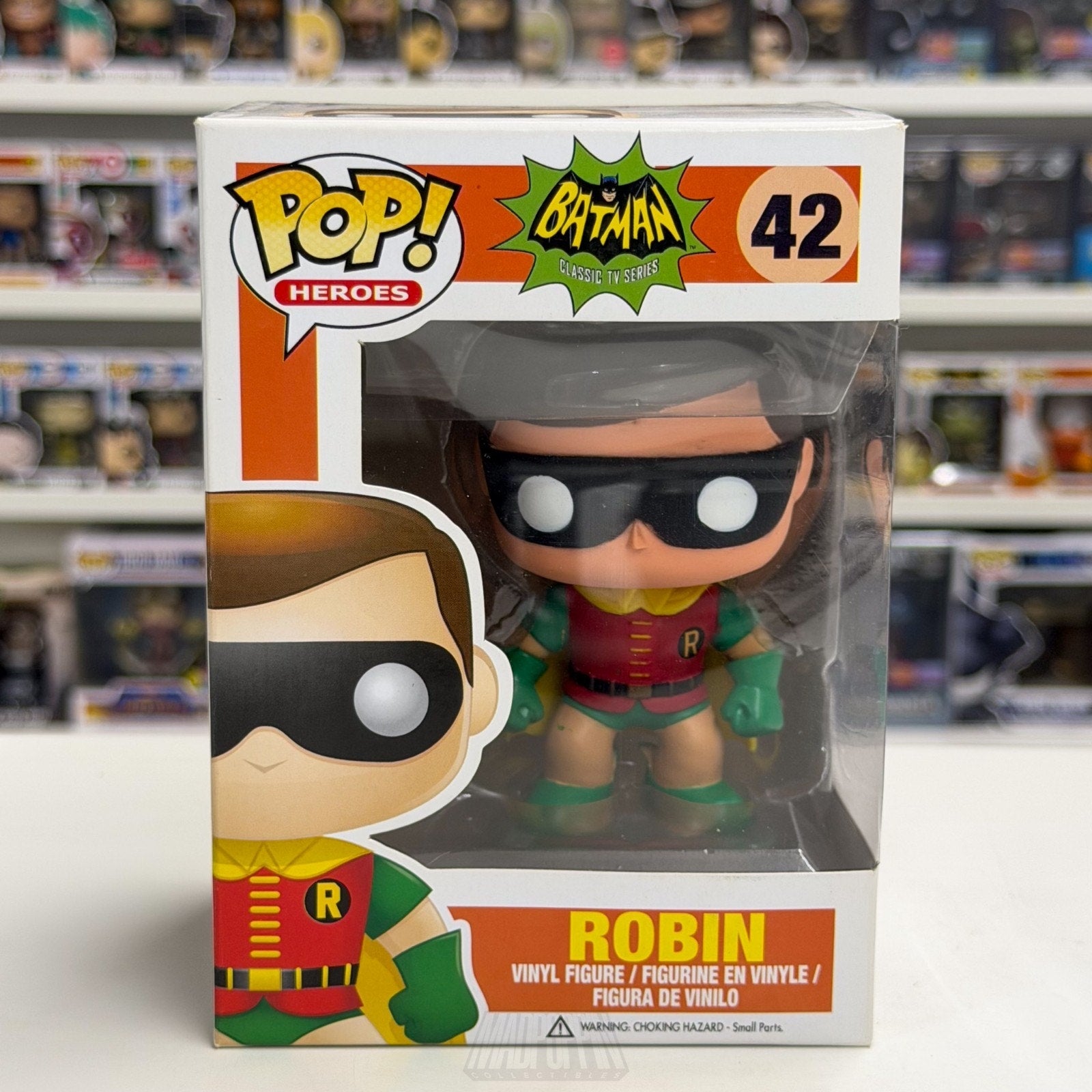Funko Pop DC Heroes Batman Classic TV Series Robin 42 Boy Wonder Vinyl Figure