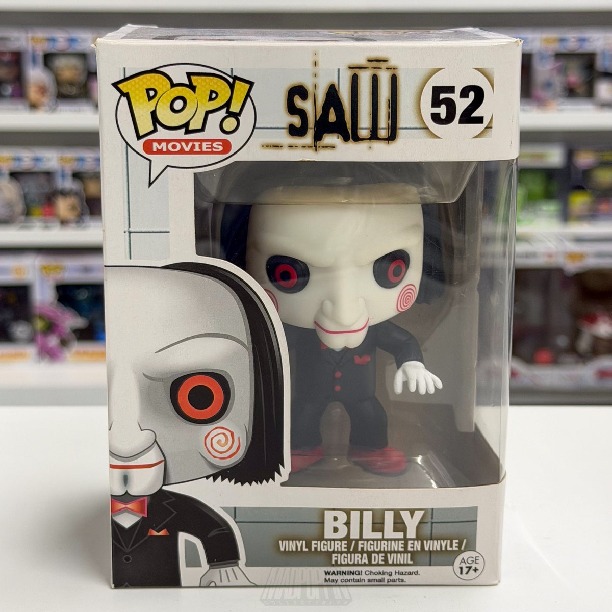 Funko Pop Movies Saw Billy the Puppet 52 Jigsaw Horror Franchise Vinyl Figure