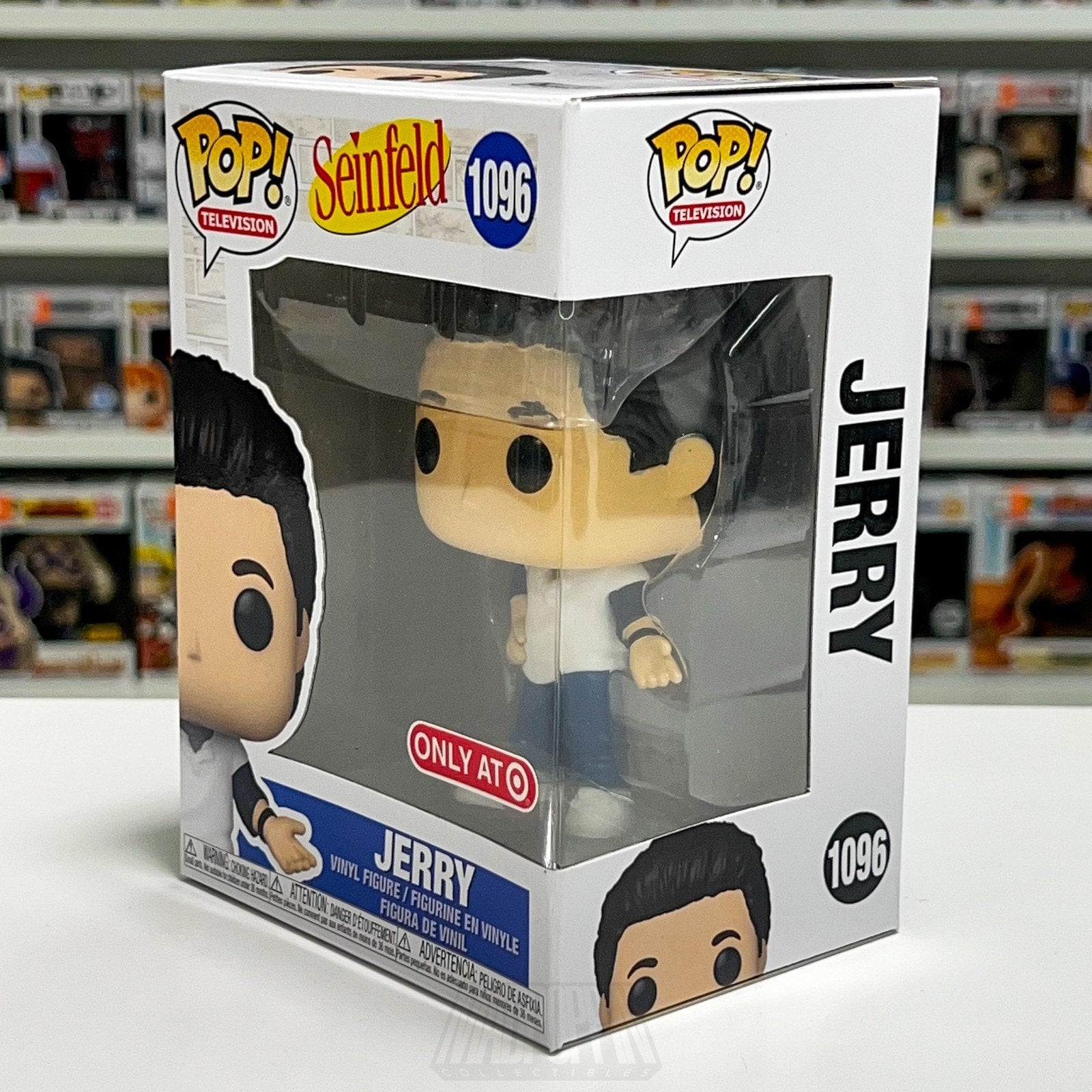 Funko Pop TV Seinfeld Jerry Target Exclusive 1096 Comedy Sitcom Toy Vinyl Figure