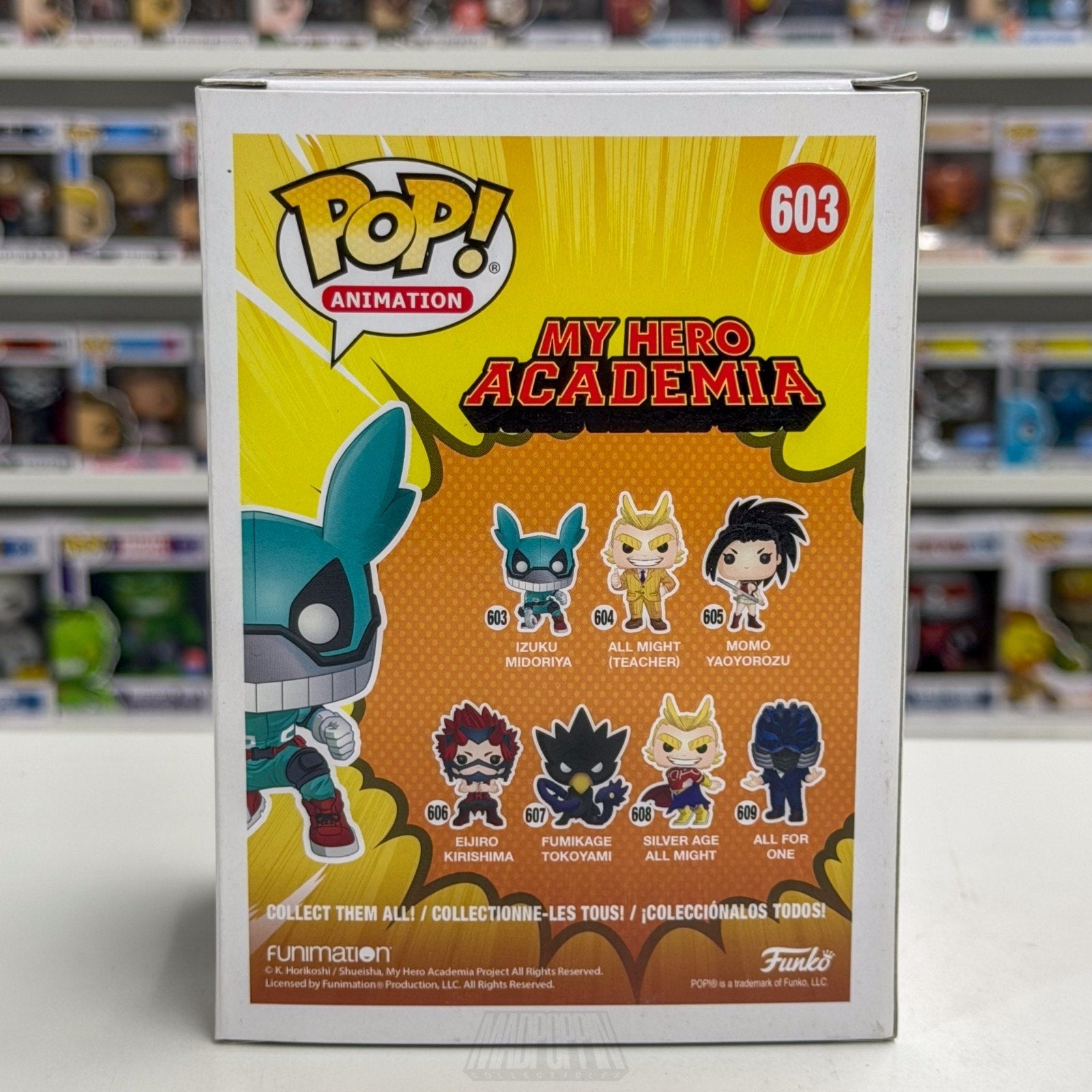 Funko Pop Anime My Hero Academia Izuku Midoriya Deku 603 Japan Manga Toy Figure