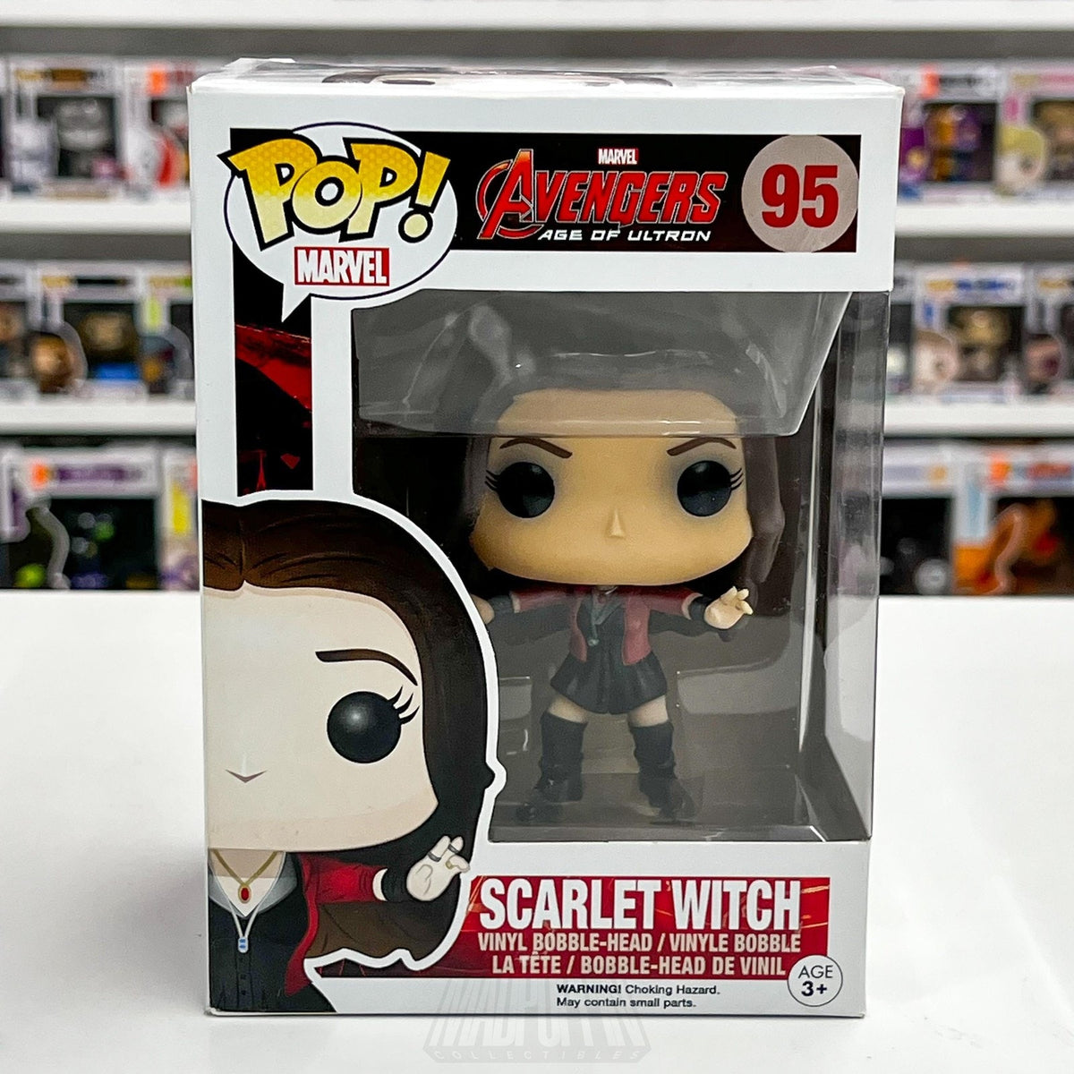 Funko Pop Marvel Avengers Age of Ultron Scarlet Witch 95 Vinyl Bobblehead Toy