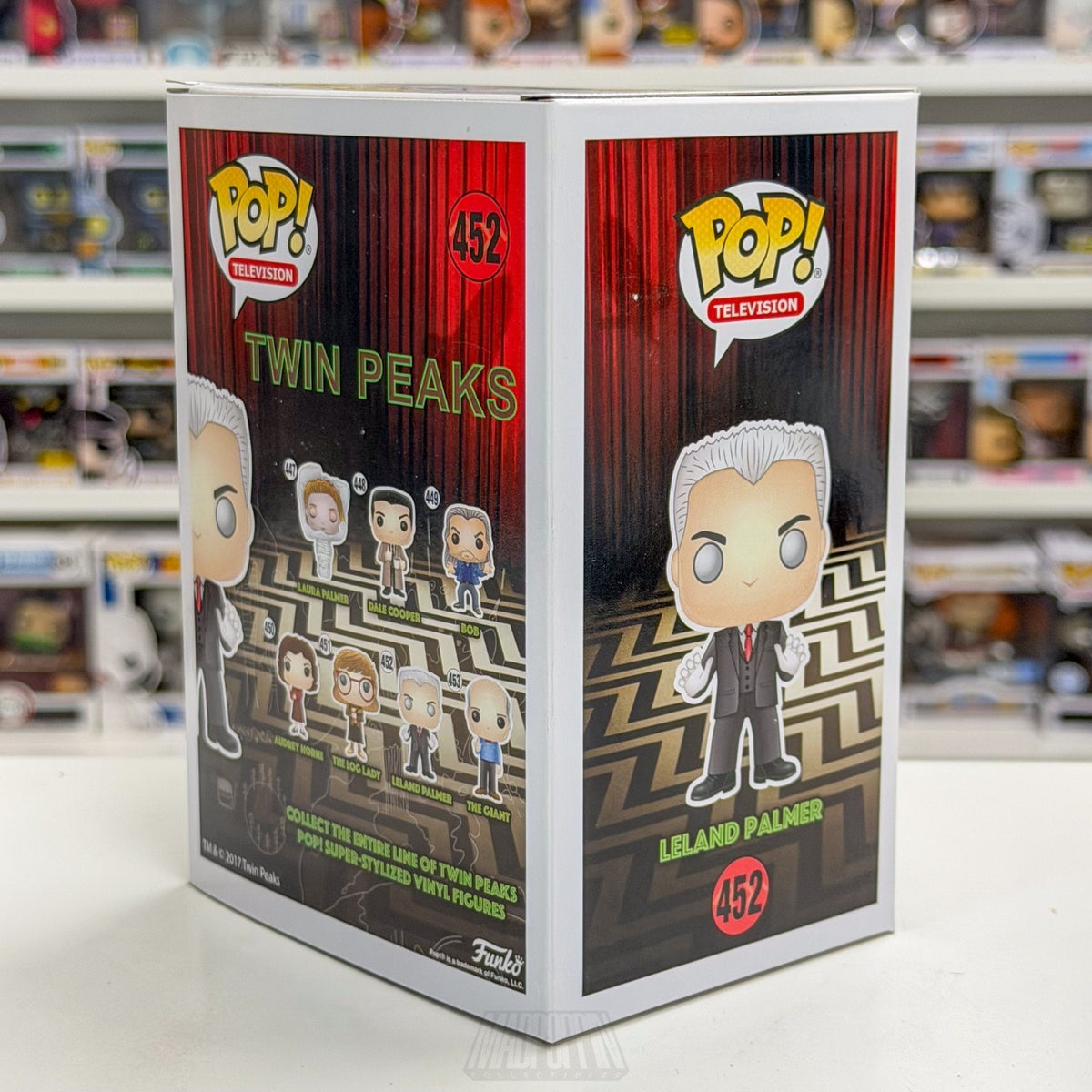 Funko Pop TV Twin Peaks Leland Palmer 452 Vaulted Rare Mystery Horror Toy Figure
