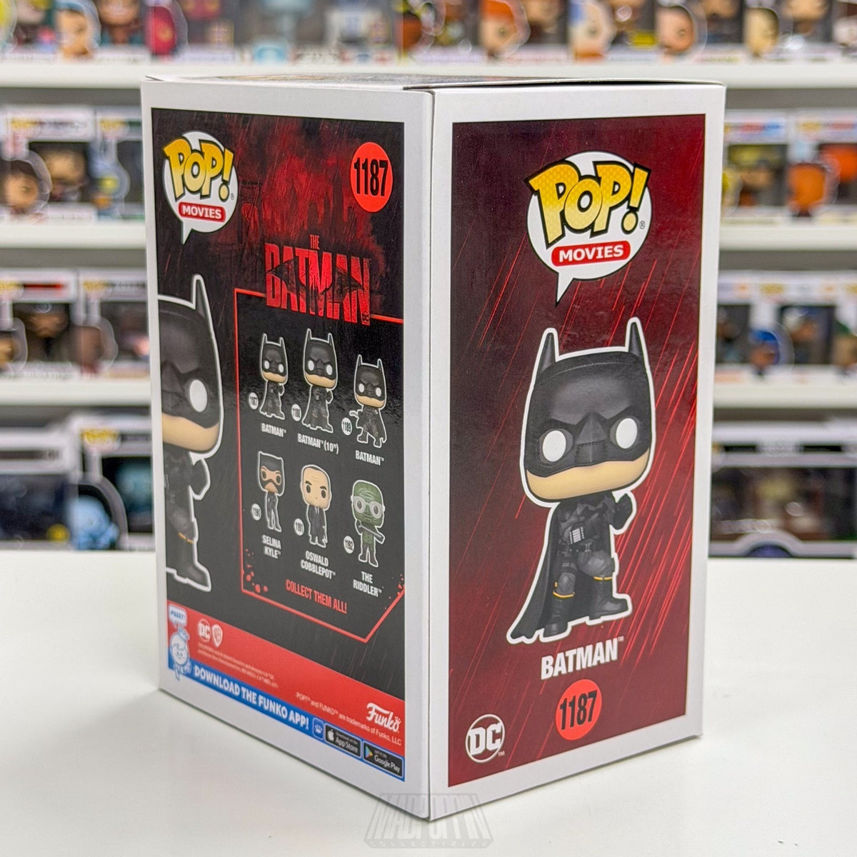 Funko Pop DC Movies The Batman 1187 Dark Night Detective Superhero Vinyl Figure