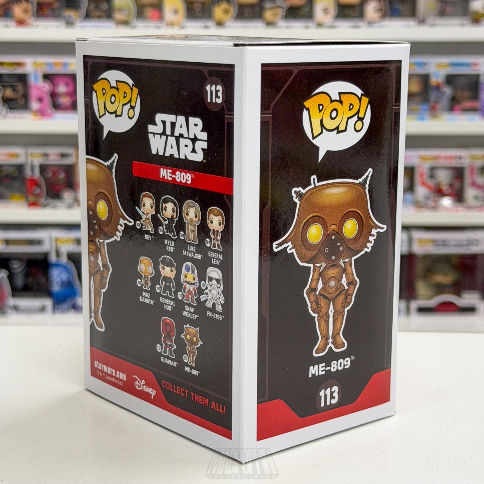 Funko Pop Star Wars The Force Awakens ME-809 113 Protocol Droid Toy Vinyl Figure