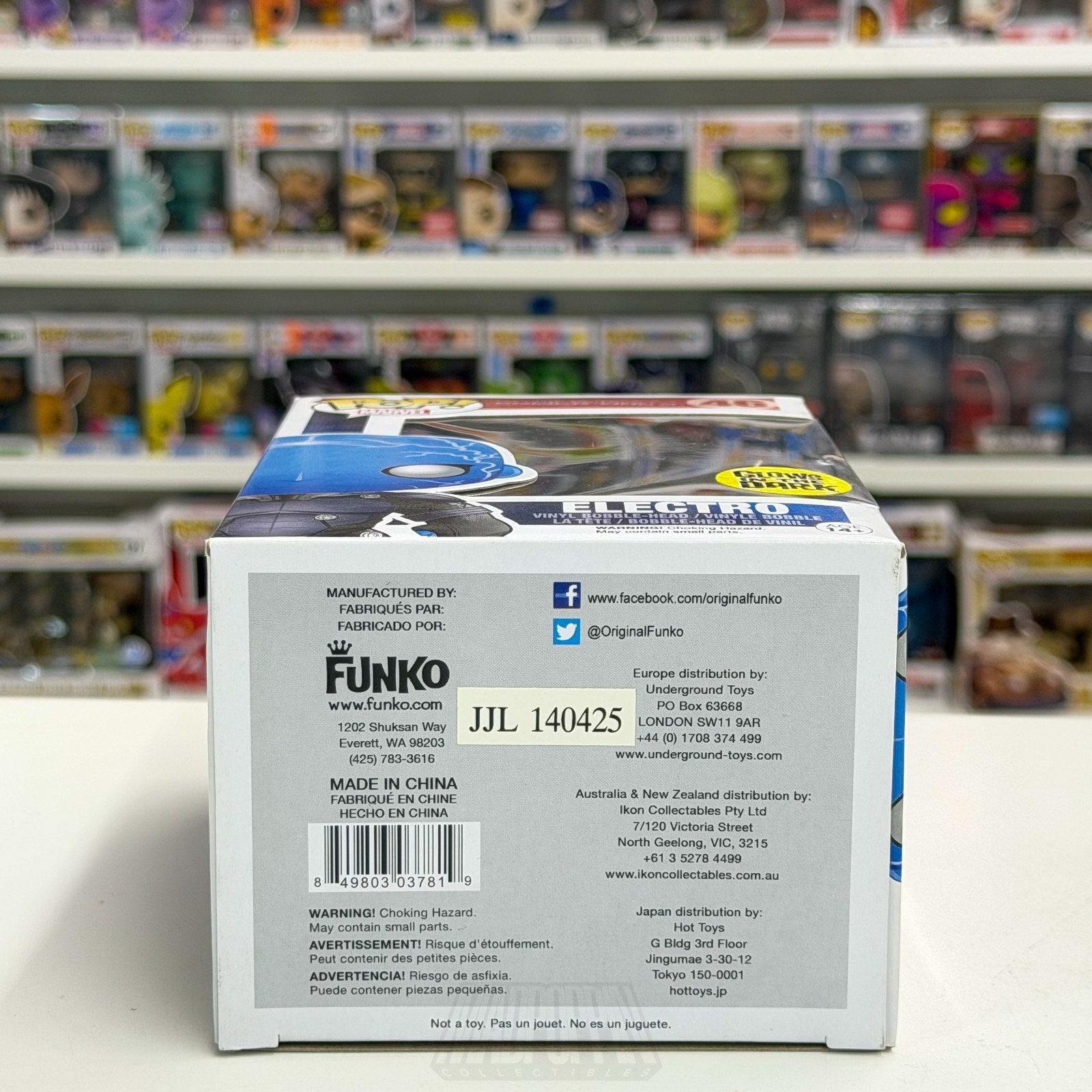 Funko Pop Marvel Amazing Spider-Man 2 Electro Glow 46 Oscorp Toy Vinyl Figure