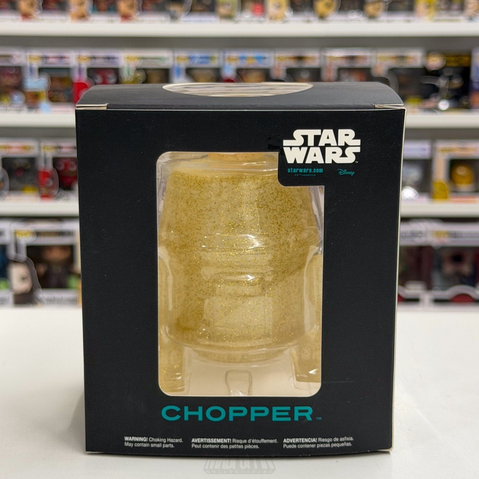 Funko Hikari Mini XS Star Wars Smugglers Bounty Rebels Chopper Gold Glitter Toy