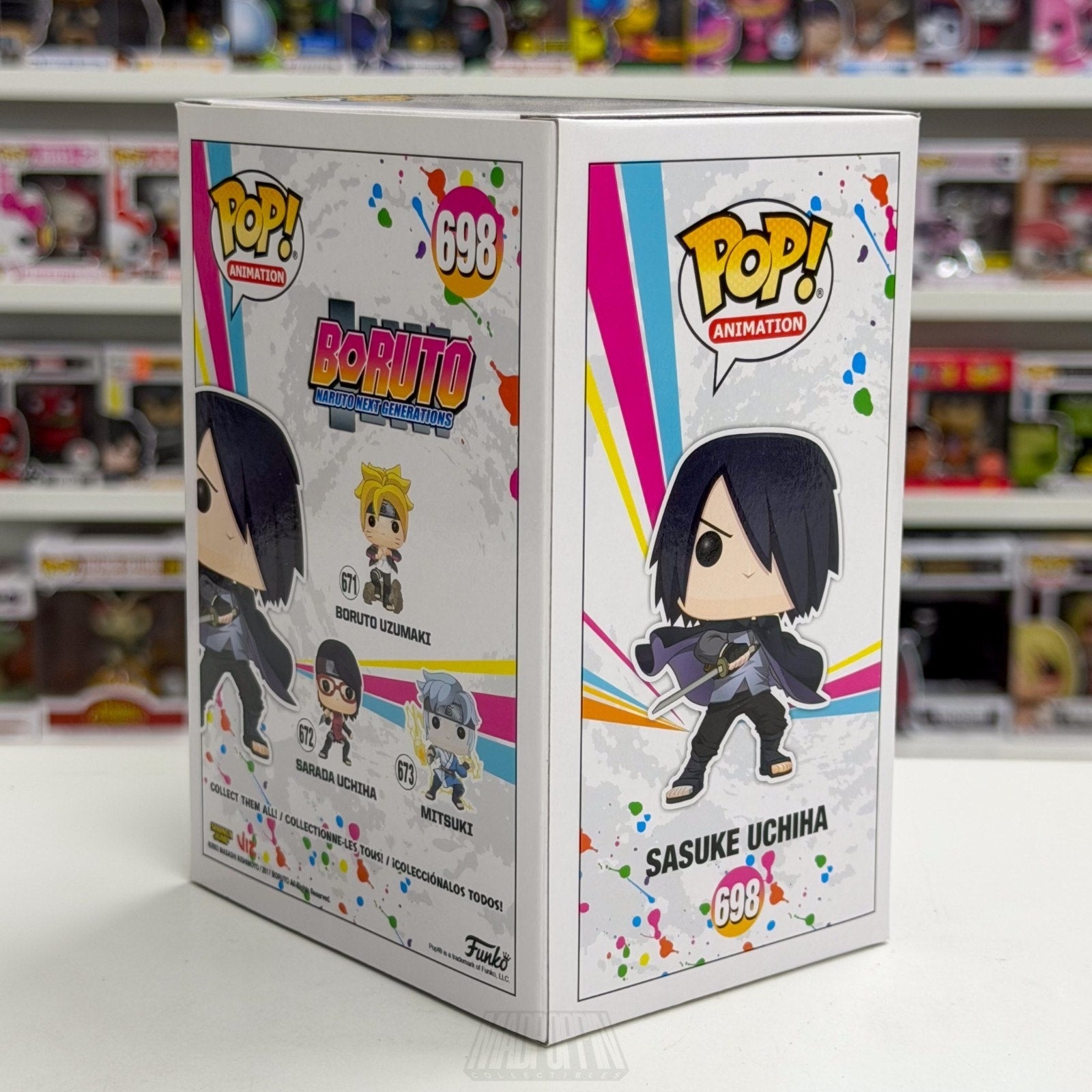 Funko Pop Anime Boruto Naruto Next Generations Sasuke Uchiha 698 Vinyl Figure