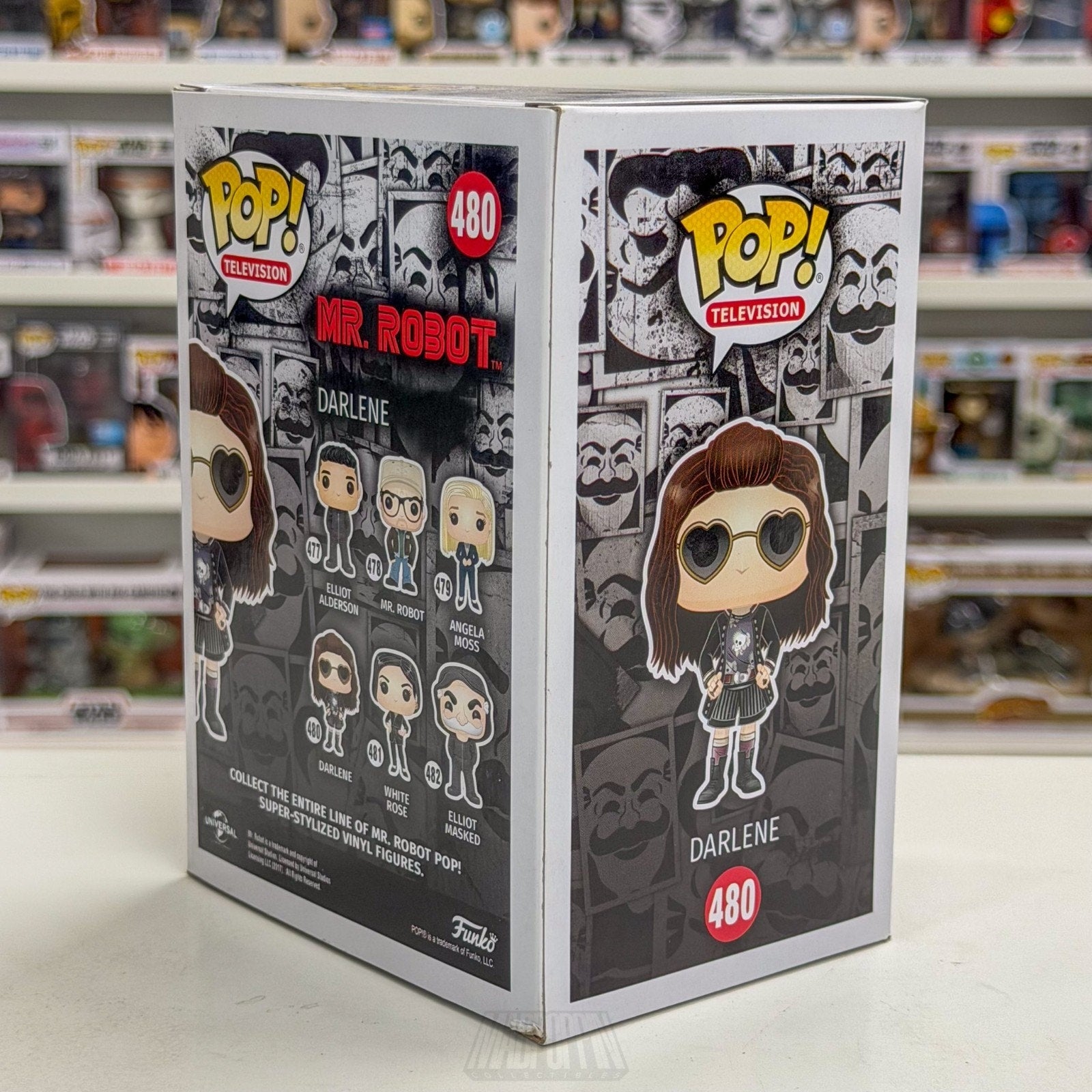 Funko Pop TV Mr Robot Darlene Alderson 480 Cyber Hacker Drama Toy Vinyl Figure