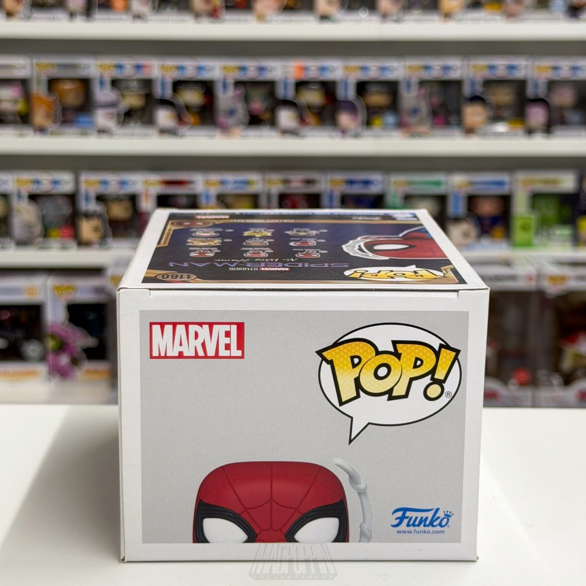 Funko Pop Marvel No Way Home Spider-Man Finale Suit Metallic 1160 Vinyl Figure