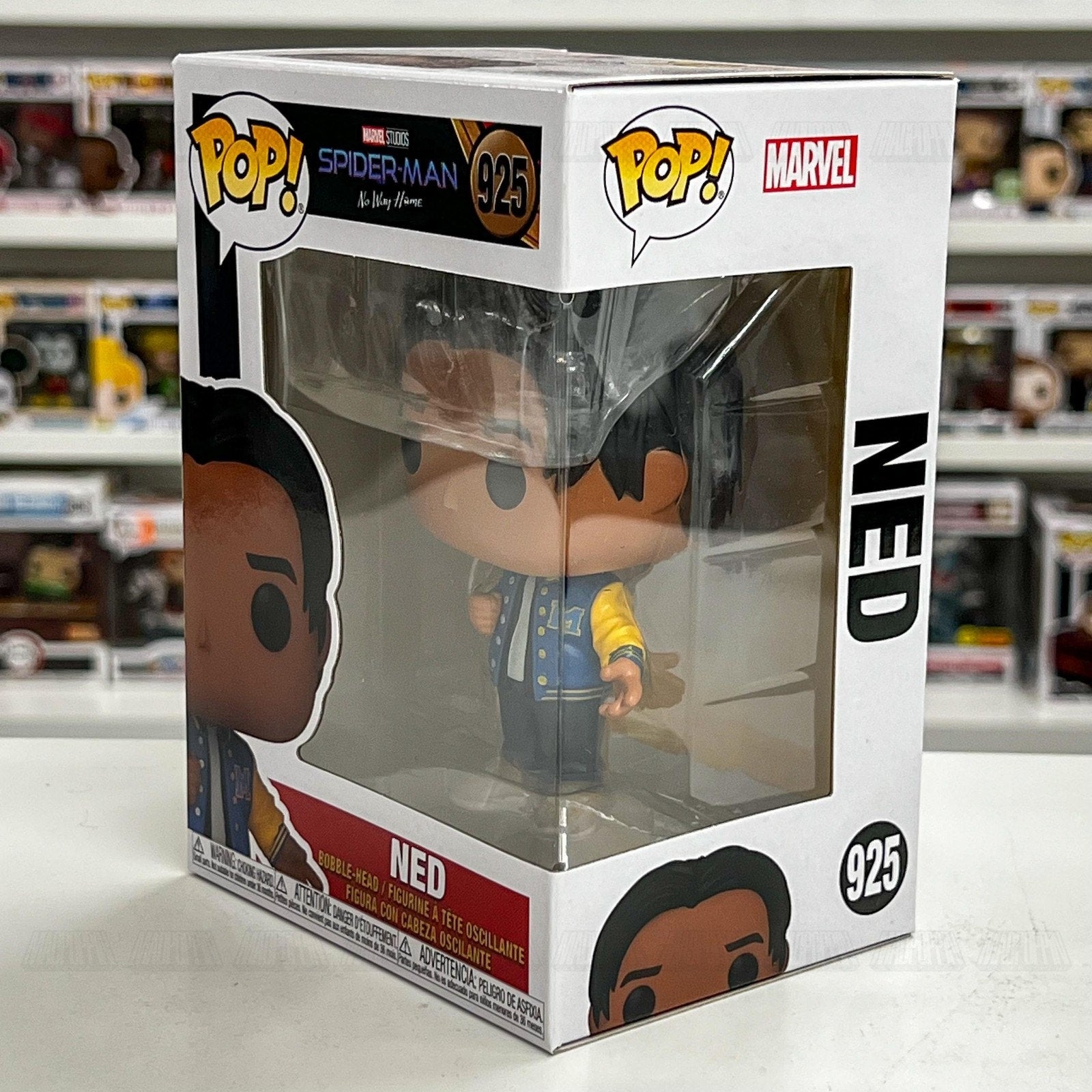 Funko Pop Marvel Spider-Man No Way Home Ned Leeds 925 Peter Parker Toy Figure