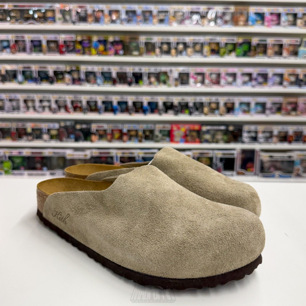Birkenstock Amsterdam Kith Exclusive Taupe Sz EU 41 US 8 Men Slide Sandals Shoes