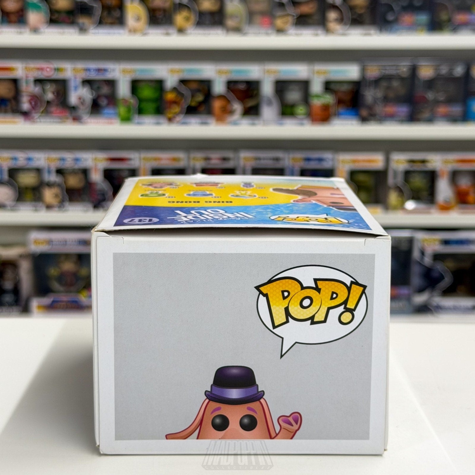 Funko Pop Disney Pixar Inside Out Bing Bong Clear Hot Topic 137 Toy Vinyl Figure