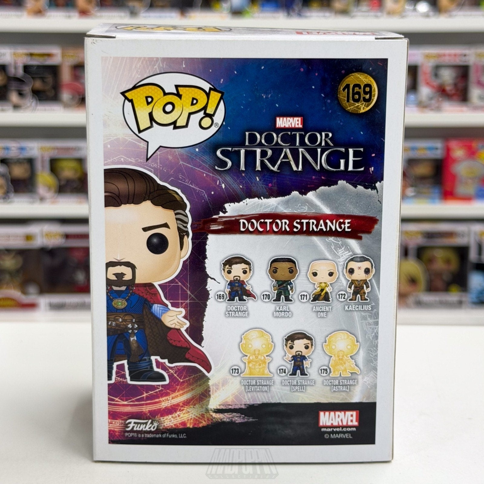 Funko Pop Marvel Doctor Strange 169 Magic Arts Sorcerer Supreme Toy Vinyl Figure