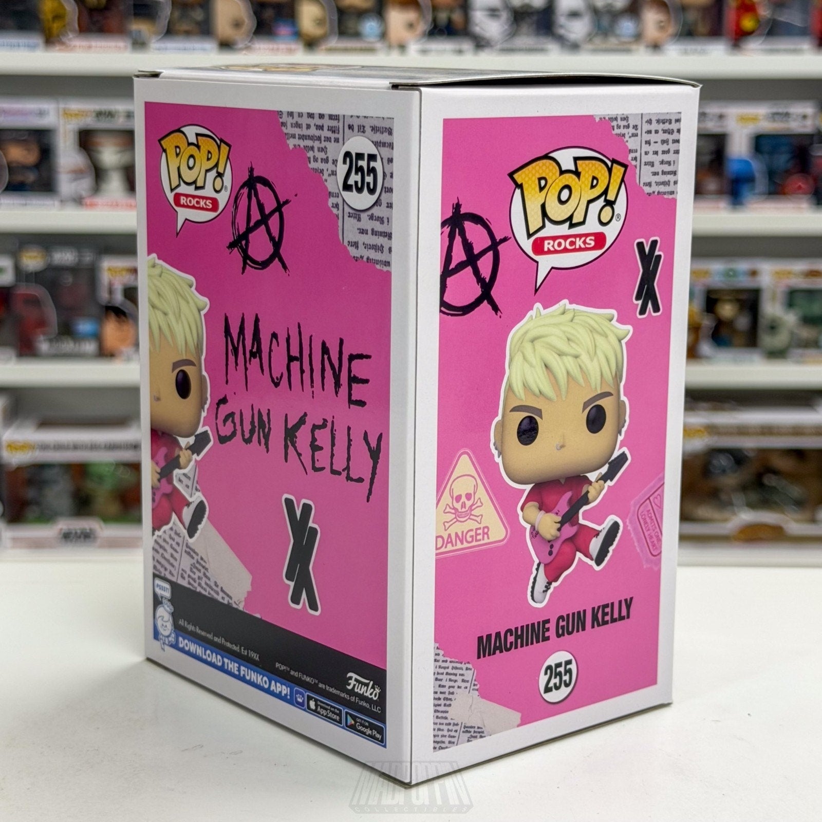 Funko Pop Rocks Machine Gun Kelly MGK 255 Rap Hip Hop Punk Music Vinyl Figure