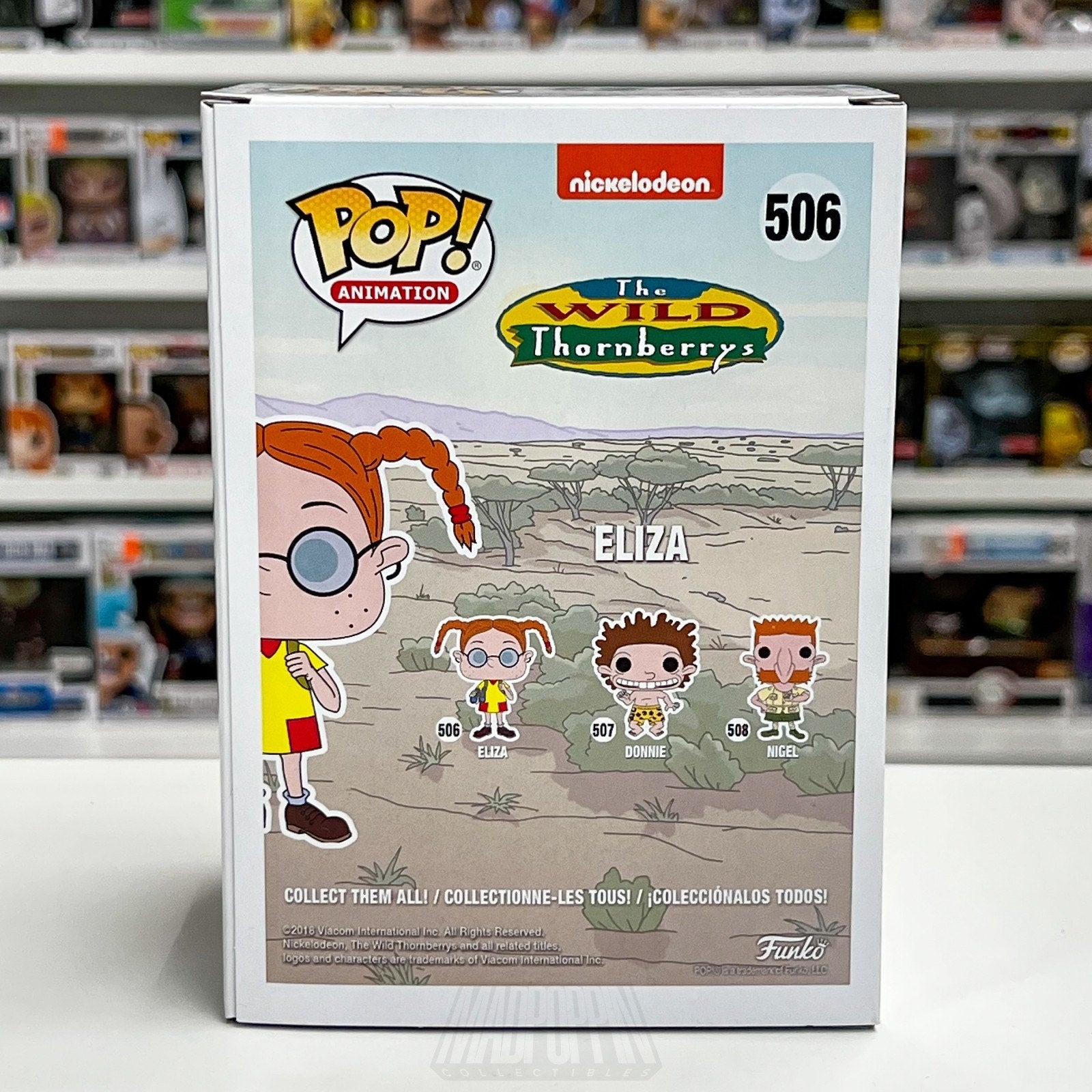 Funko Pop Animation Nickelodeon Wild Thornberrys Eliza 506 Cartoons Vinyl Figure