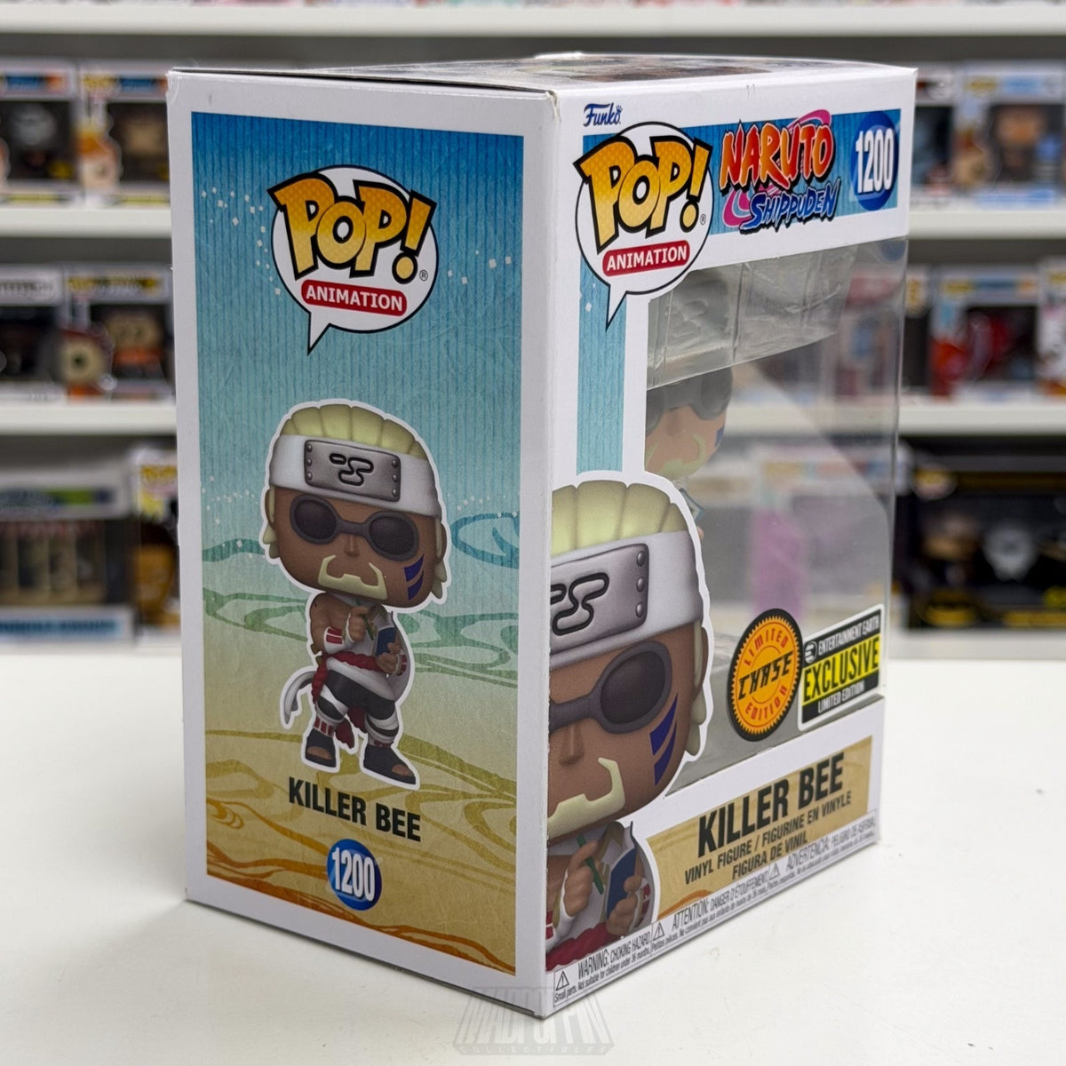 Funko Pop Anime Naruto Killer Bee Chase Entertainment Earth 1200 Vinyl Figure