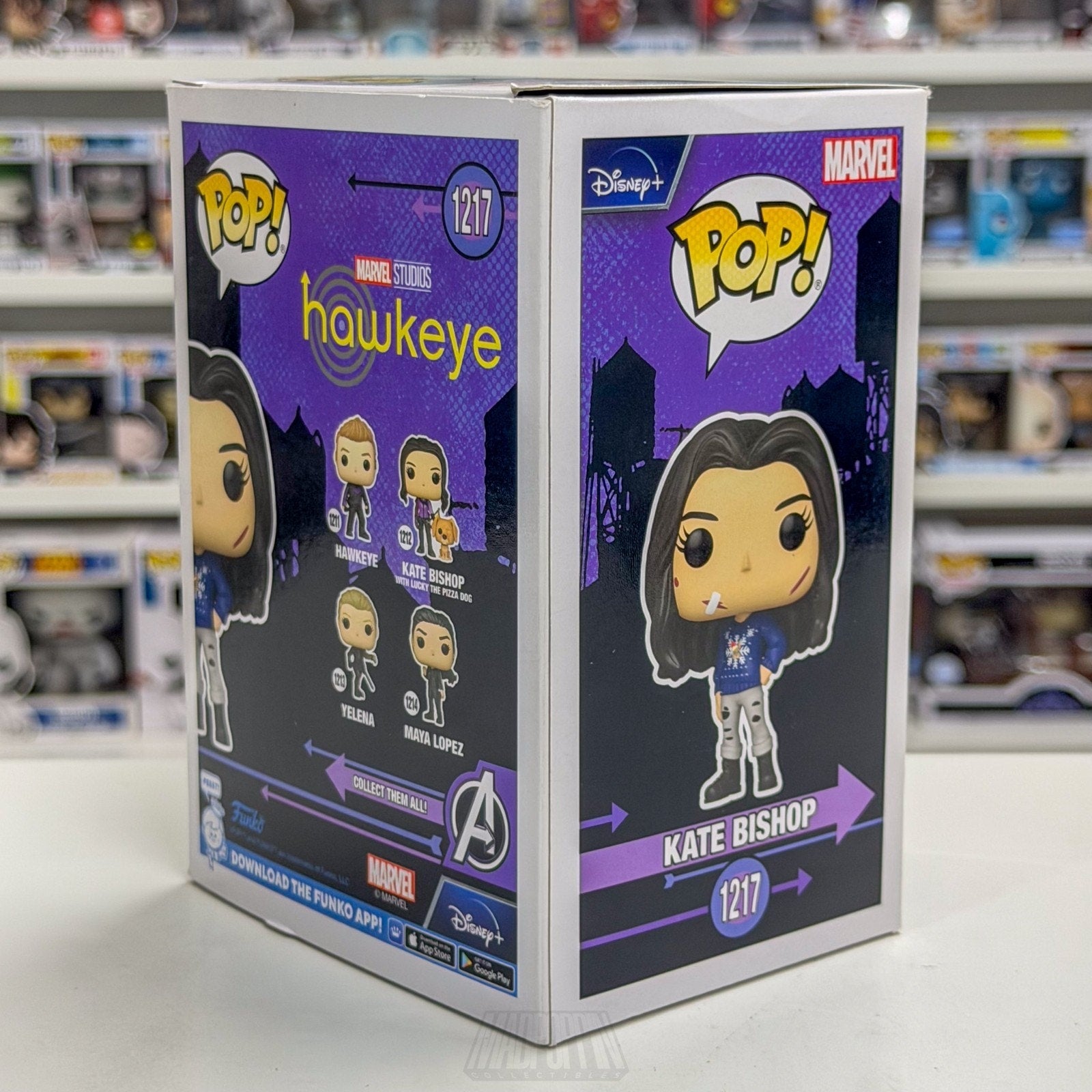 Funko Pop Marvel Hawkeye Kate Bishop Christmas Sweater Target 1217 Vinyl Figure