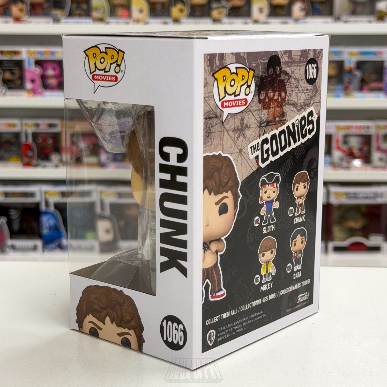 Funko Pop Movies The Goonies Chunk Truffle Shuffle 1066 Adventure Vinyl Figure