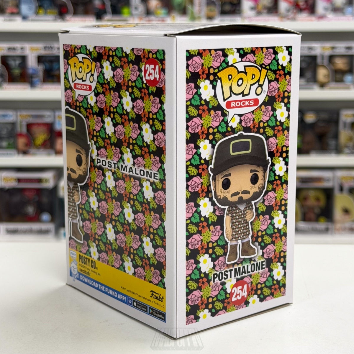 Funko Pop Rocks Post Malone Sundress 254 Music Country Rap Singer Vinyl Figure