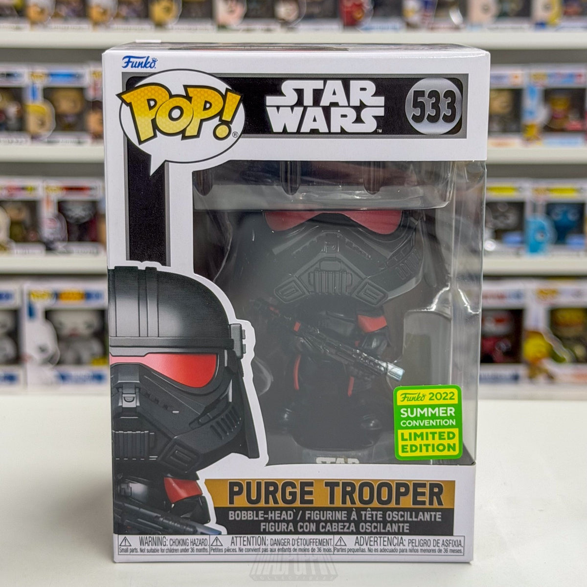 Funko Pop Star Wars Purge Trooper ECCC Spring Con 533 Galactic Empire Toy Figure