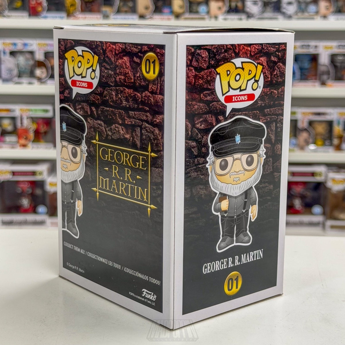 Funko Pop George R. R. Martin Barnes Noble 01 Game of Thrones Author Toy Figure