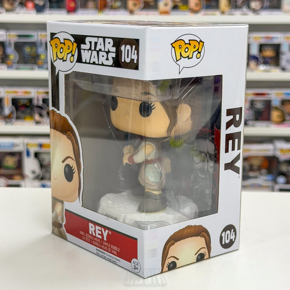 Funko Pop Star Wars Episode VII Force Awakens Rey Starkiller Duel 104 Toy Figure