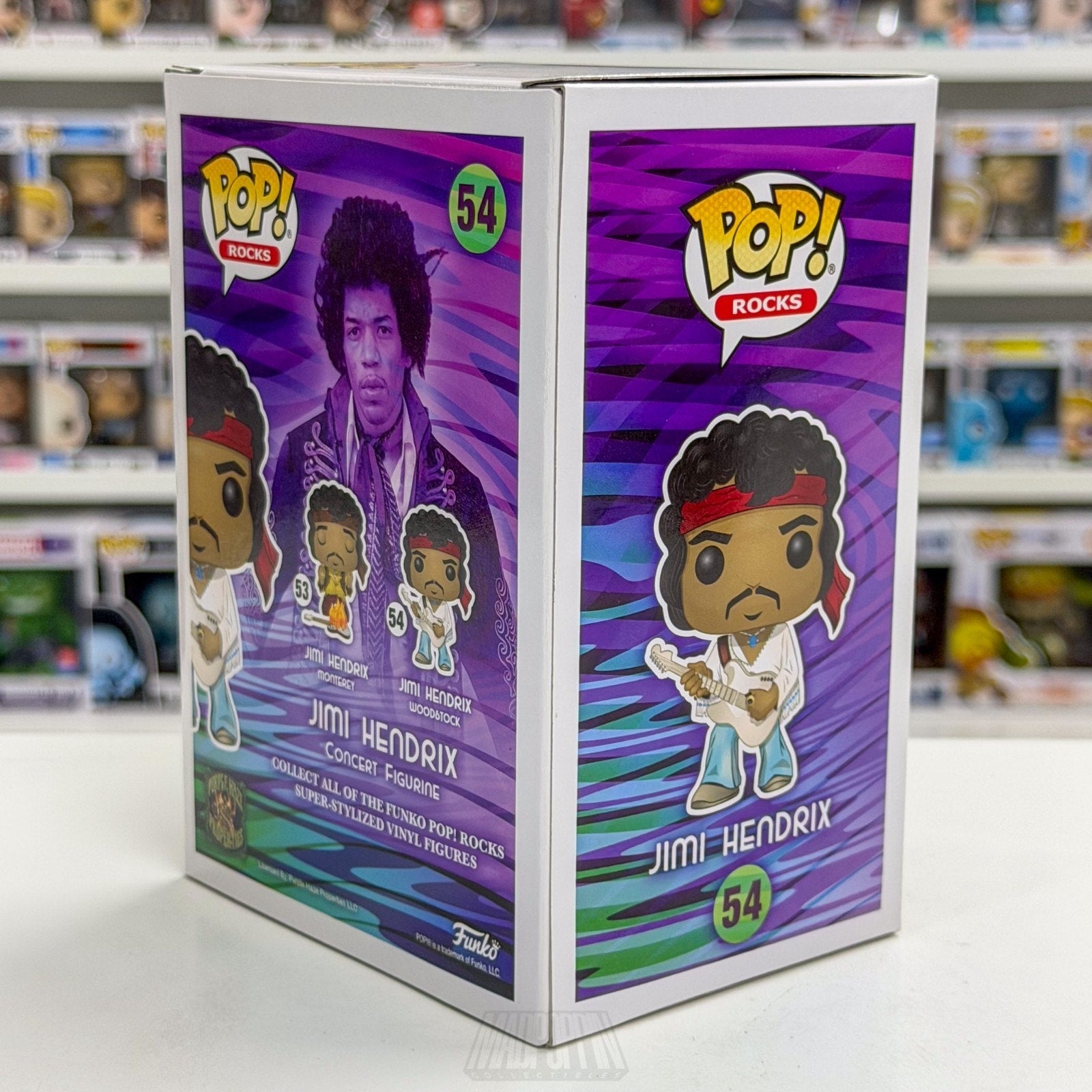 Funko Pop Rocks Purple Haze Properties Jimi Hendrix 54 Music Guitarist Figure