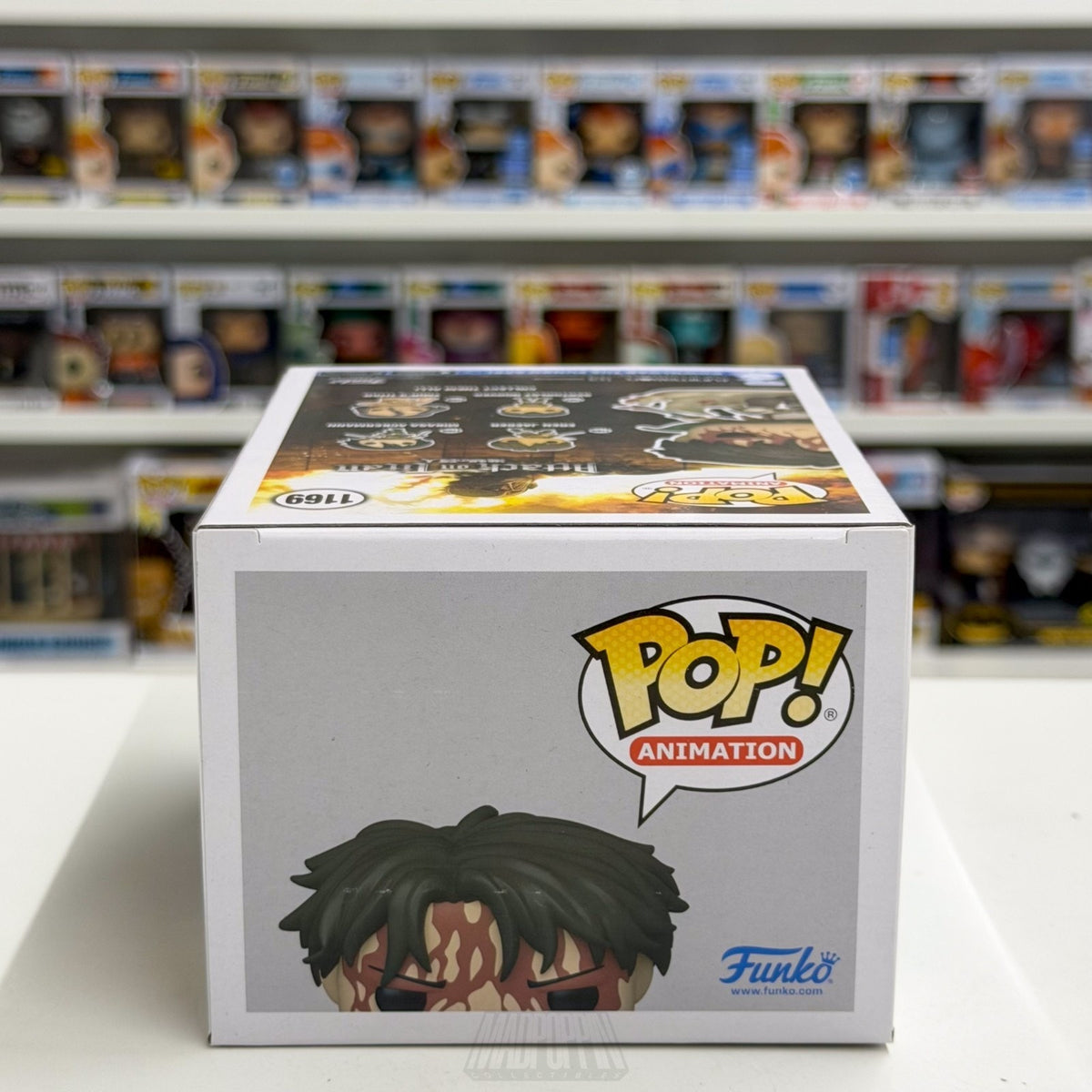 Funko Pop Anime Attack Titan Battle Levi Bloody AE Exclusive 1169 Vinyl Figure