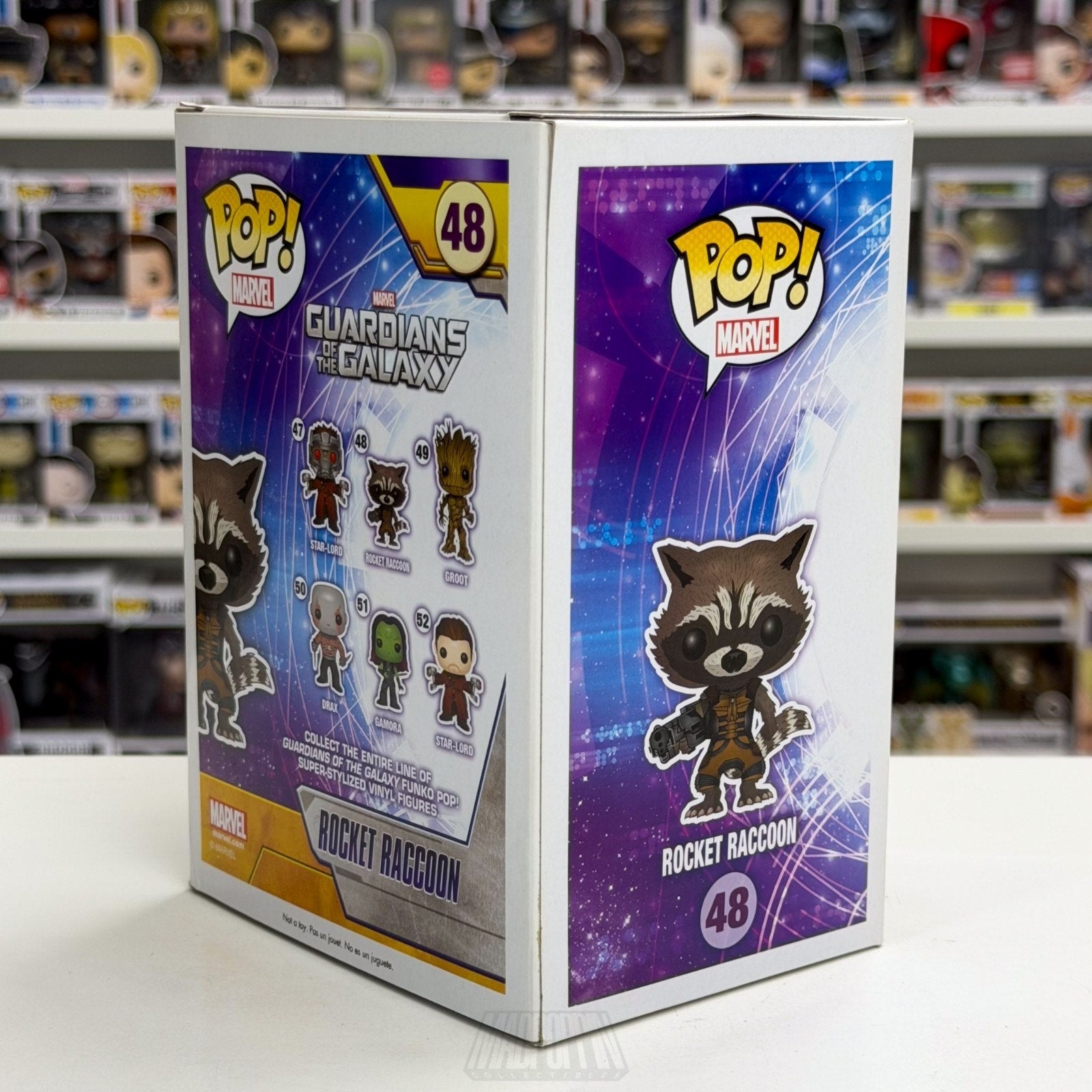 Funko Pop Marvel Guardians of the Galaxy Rocket Raccoon 48 GOTG Toy Vinyl Figure