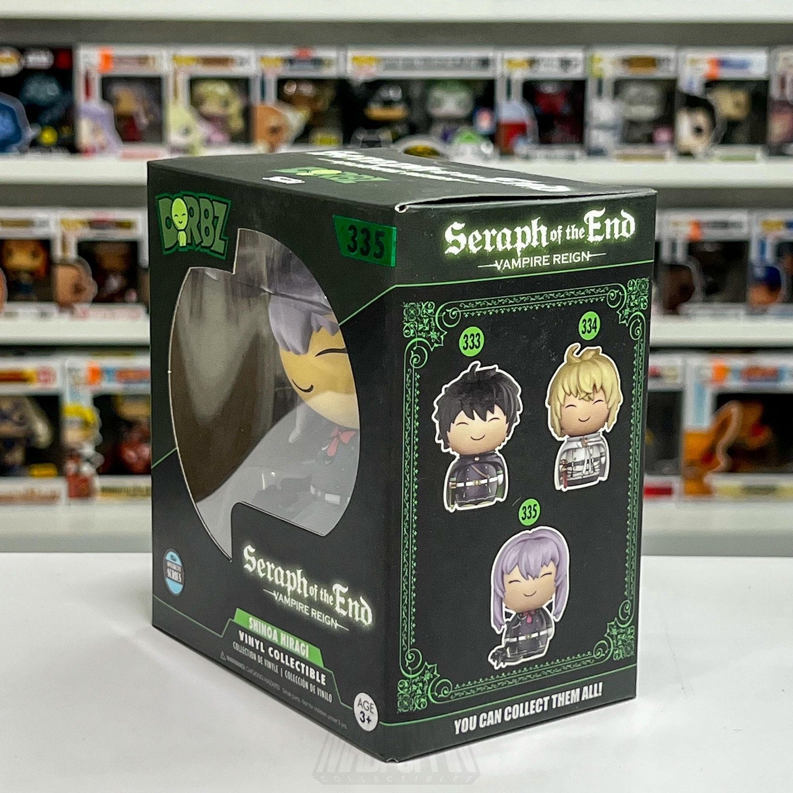 Funko Dorbz Anime Seraph of the End Shinoa Hiragi Specialty Series 335 Figure